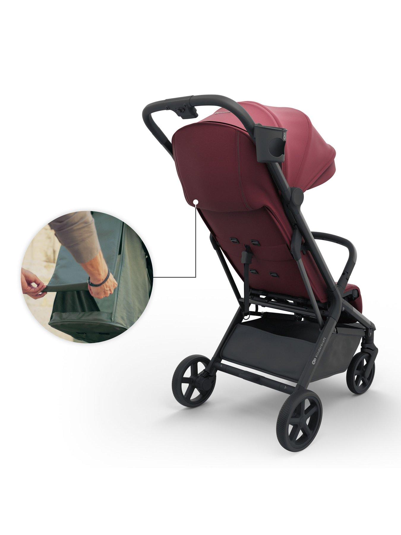 Image 6 of 8 of Kinderkraft Nubi 3 Autofolding Pushchair - Ruby