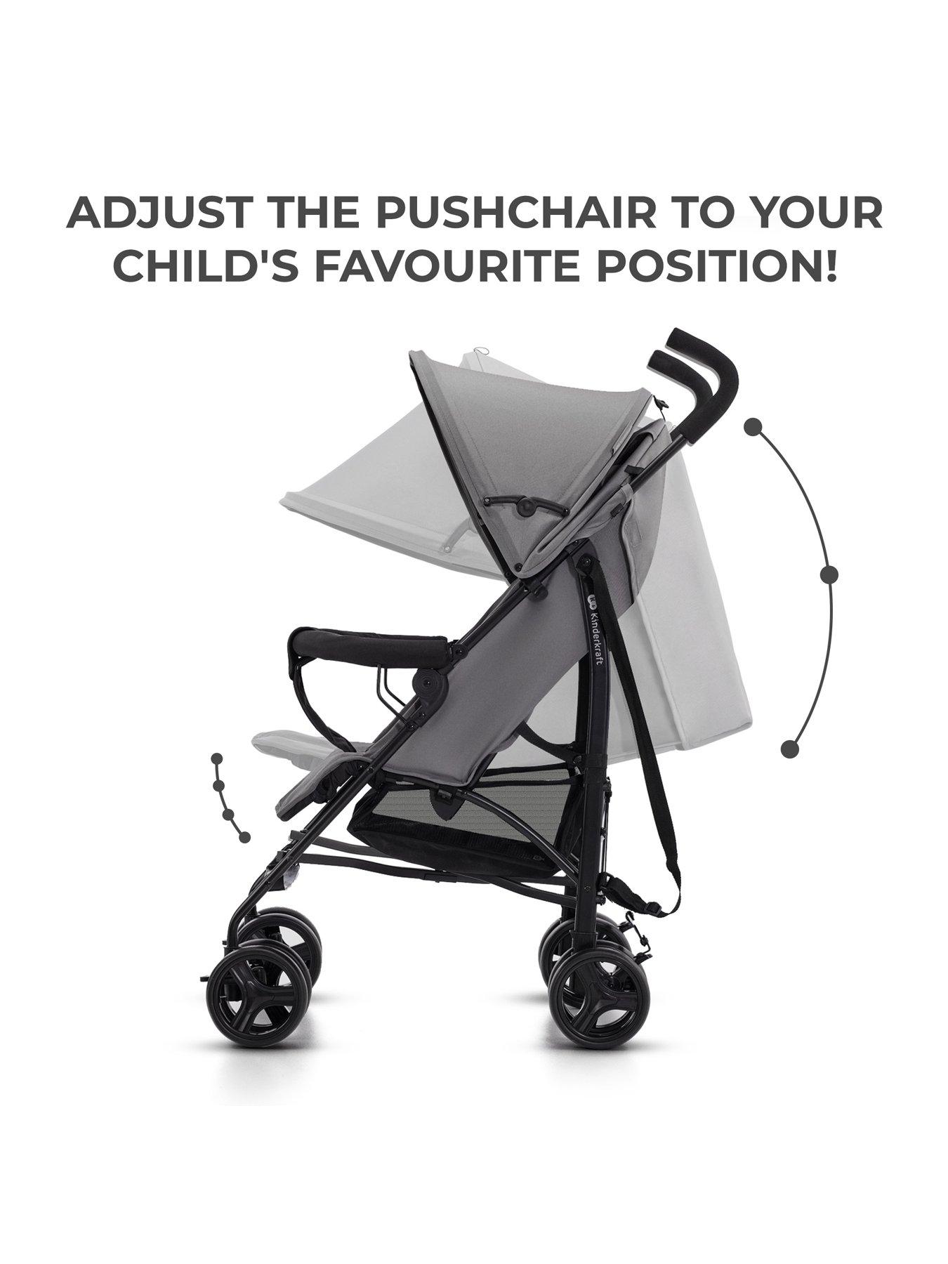 Image 2 of 8 of Kinderkraft Tik Umbrella Pushchair - Grey