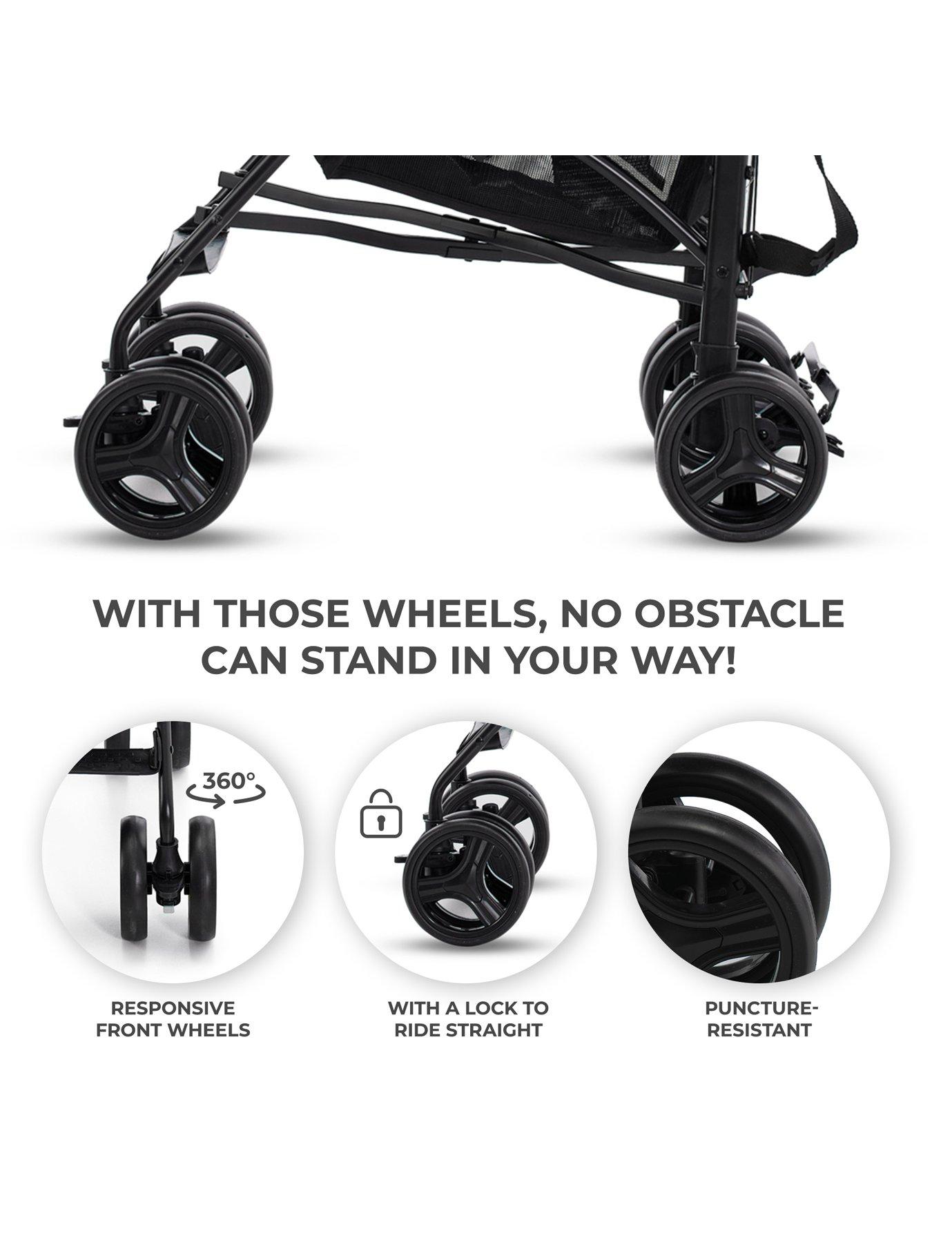 Image 4 of 8 of Kinderkraft Tik Umbrella Pushchair - Grey