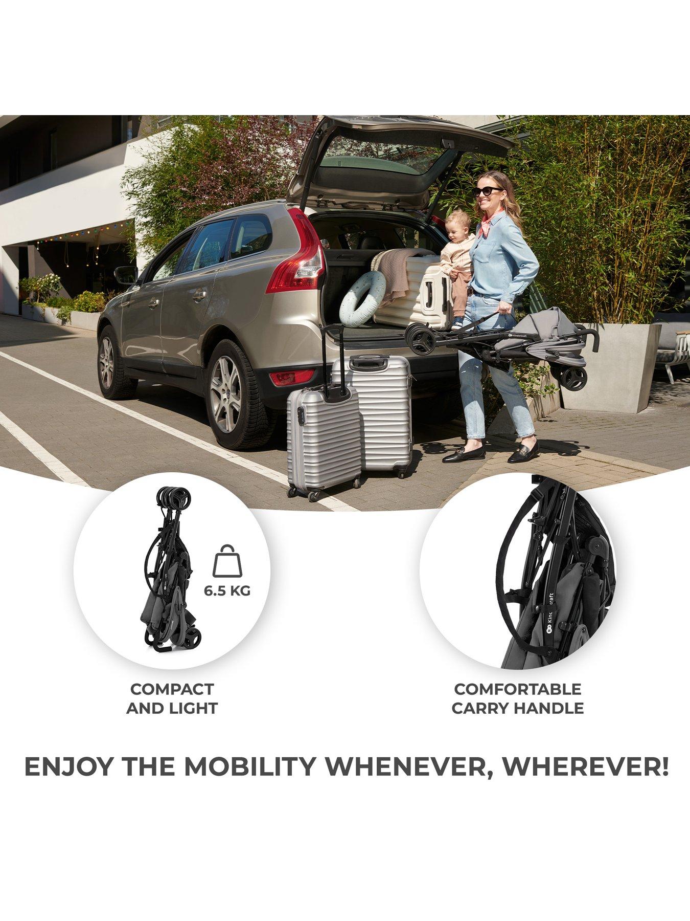 Image 5 of 8 of Kinderkraft Tik Umbrella Pushchair - Grey