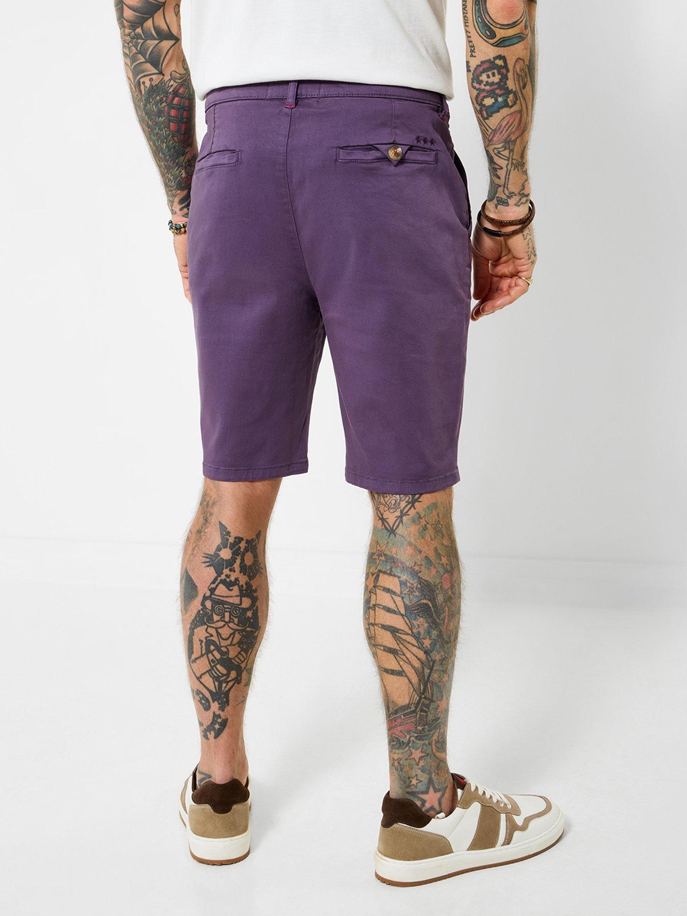 Image 2 of 5 of Joe Browns Very Versatile Chino Shorts - Purple