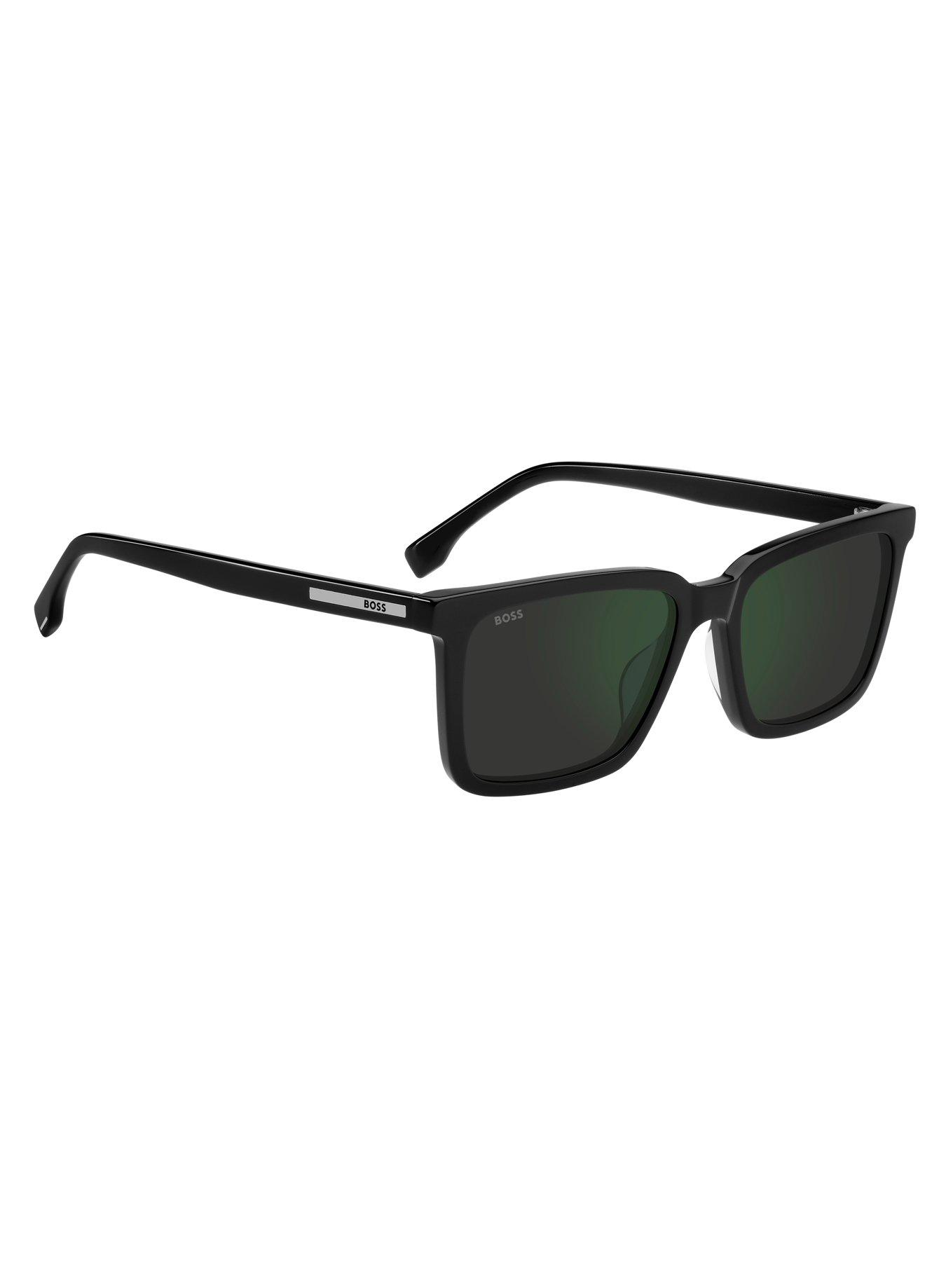 Image 2 of 4 of BOSS Rectangular Sunglasses - Black