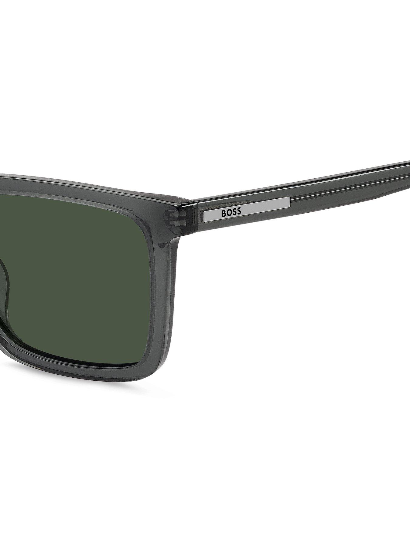 Image 4 of 4 of BOSS Rectangular Sunglasses - Grey