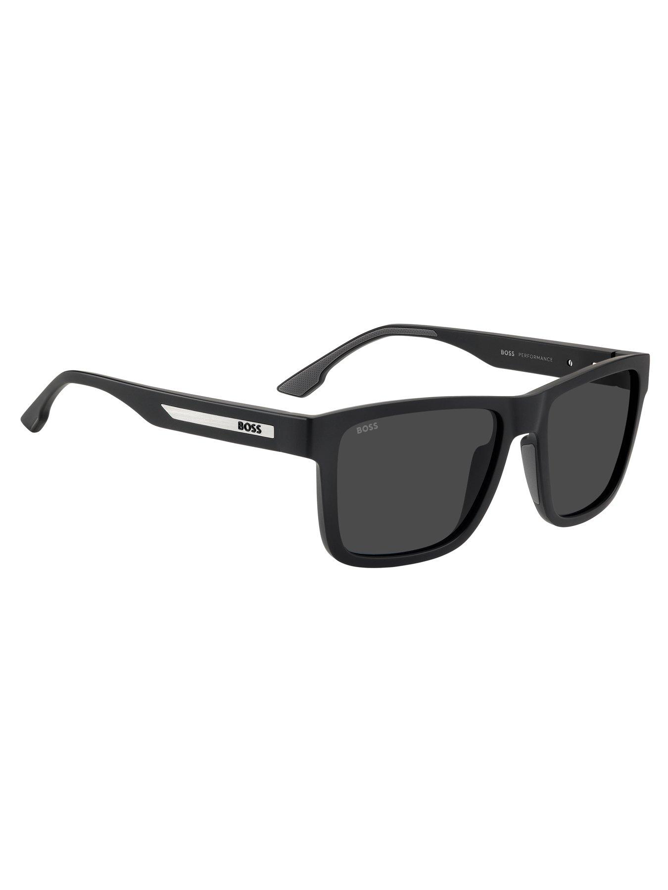 Image 2 of 4 of BOSS Square Sunglasses- Black