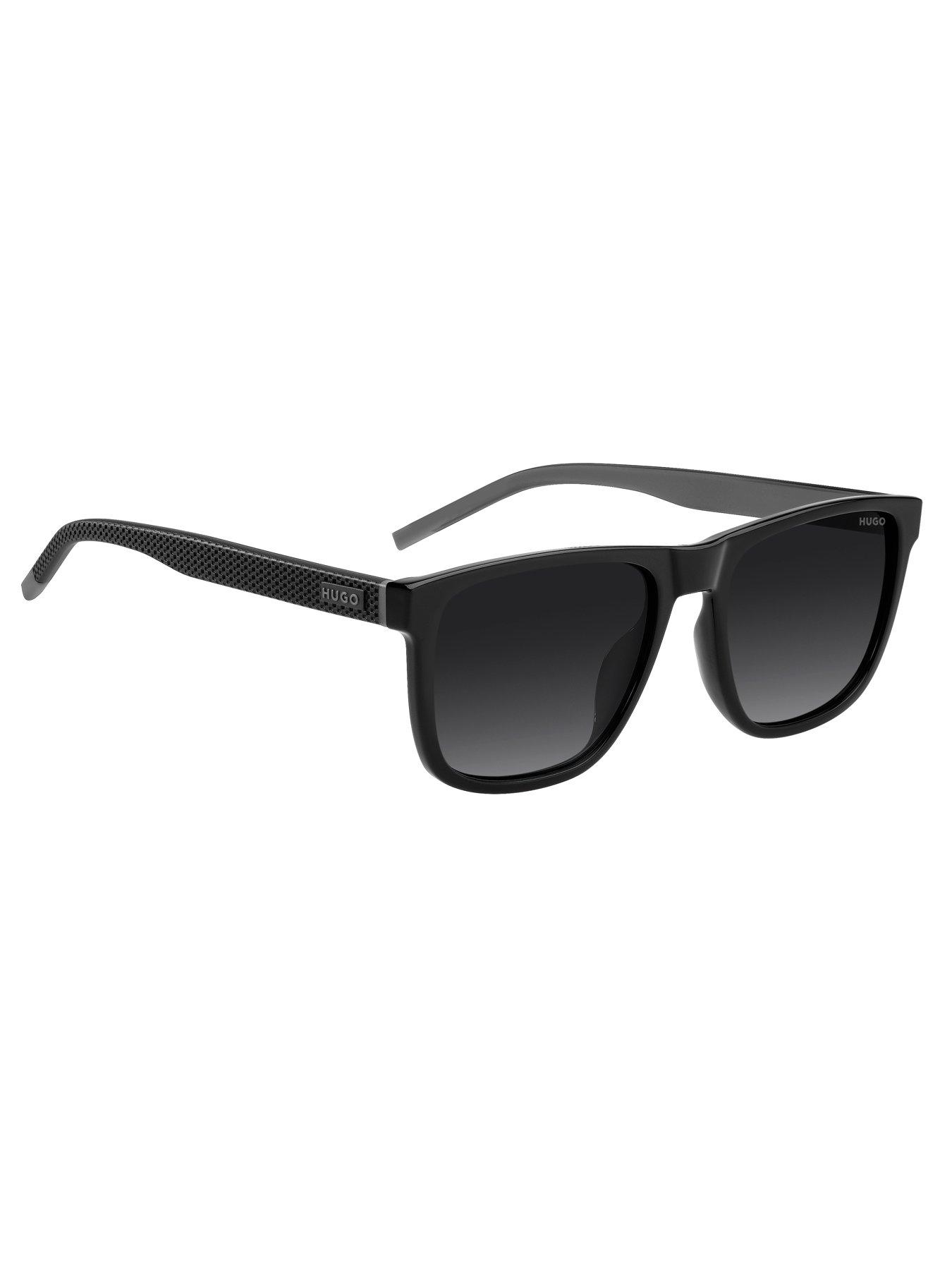 Image 2 of 4 of HUGO Rectangular Sunglasses- Black