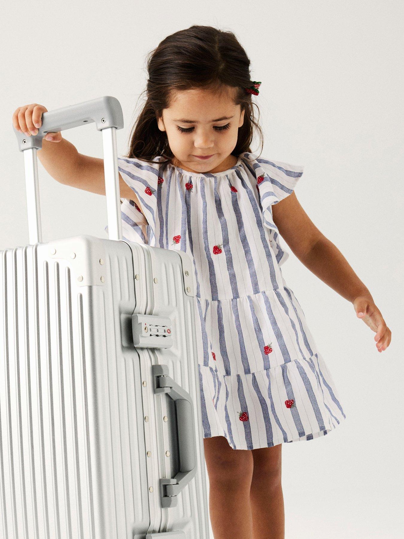 Image 1 of 4 of Name It Mini Girls Strawberry Stripe Dress - Multi