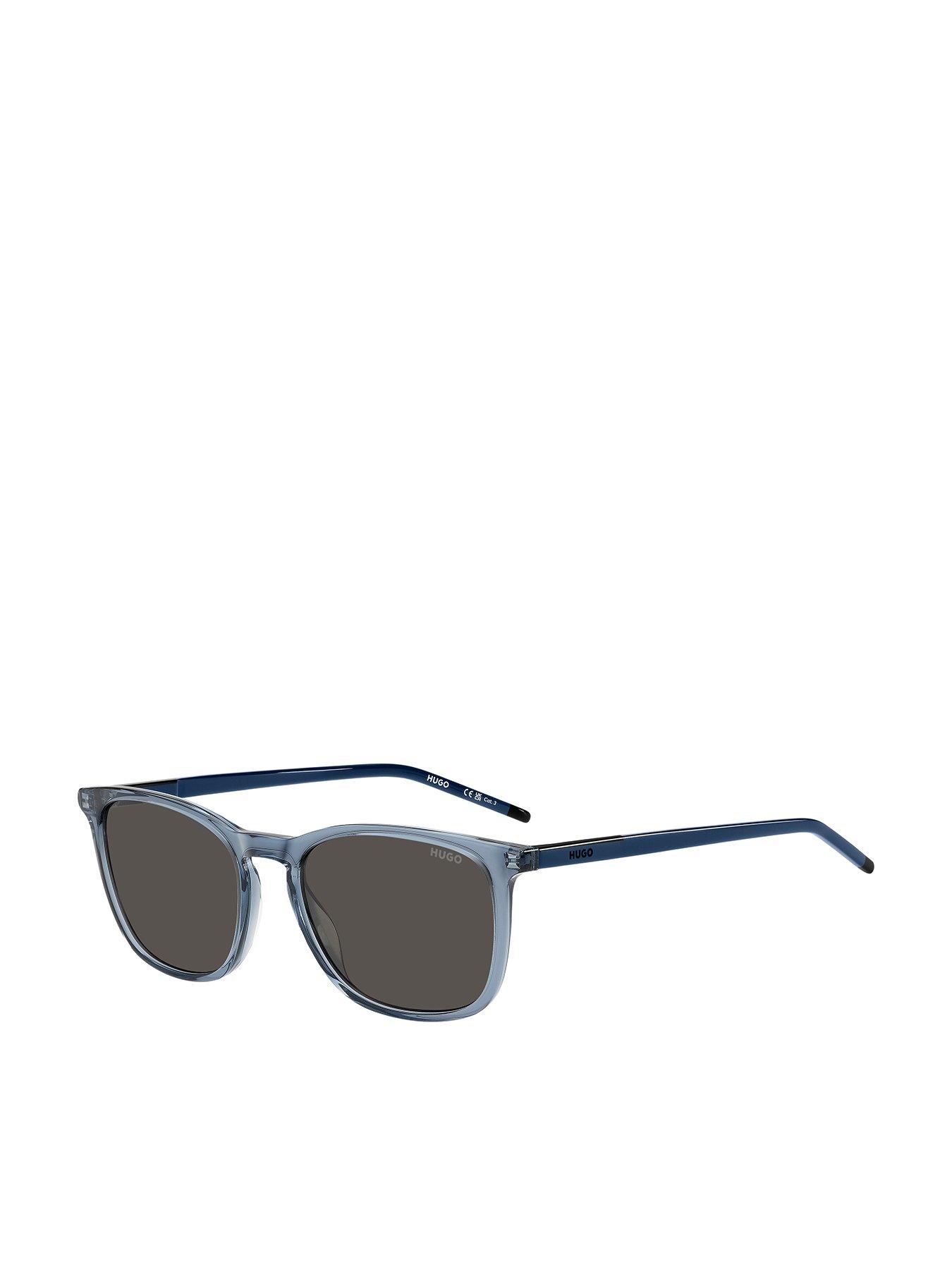 HUGO Rectangular Sunglasses- Blue