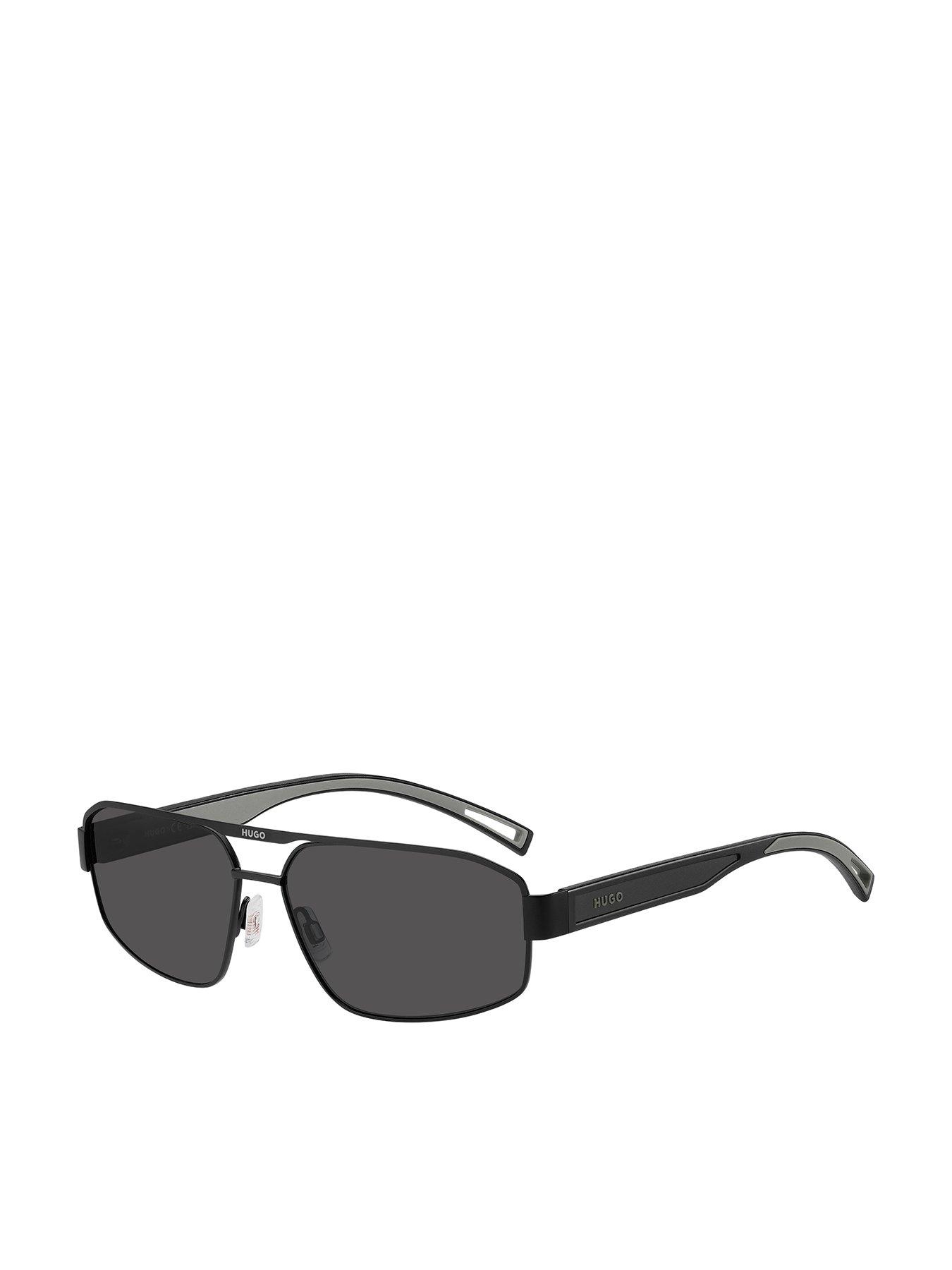 Image 1 of 5 of HUGO Navigator Sunglasses- Matte Black