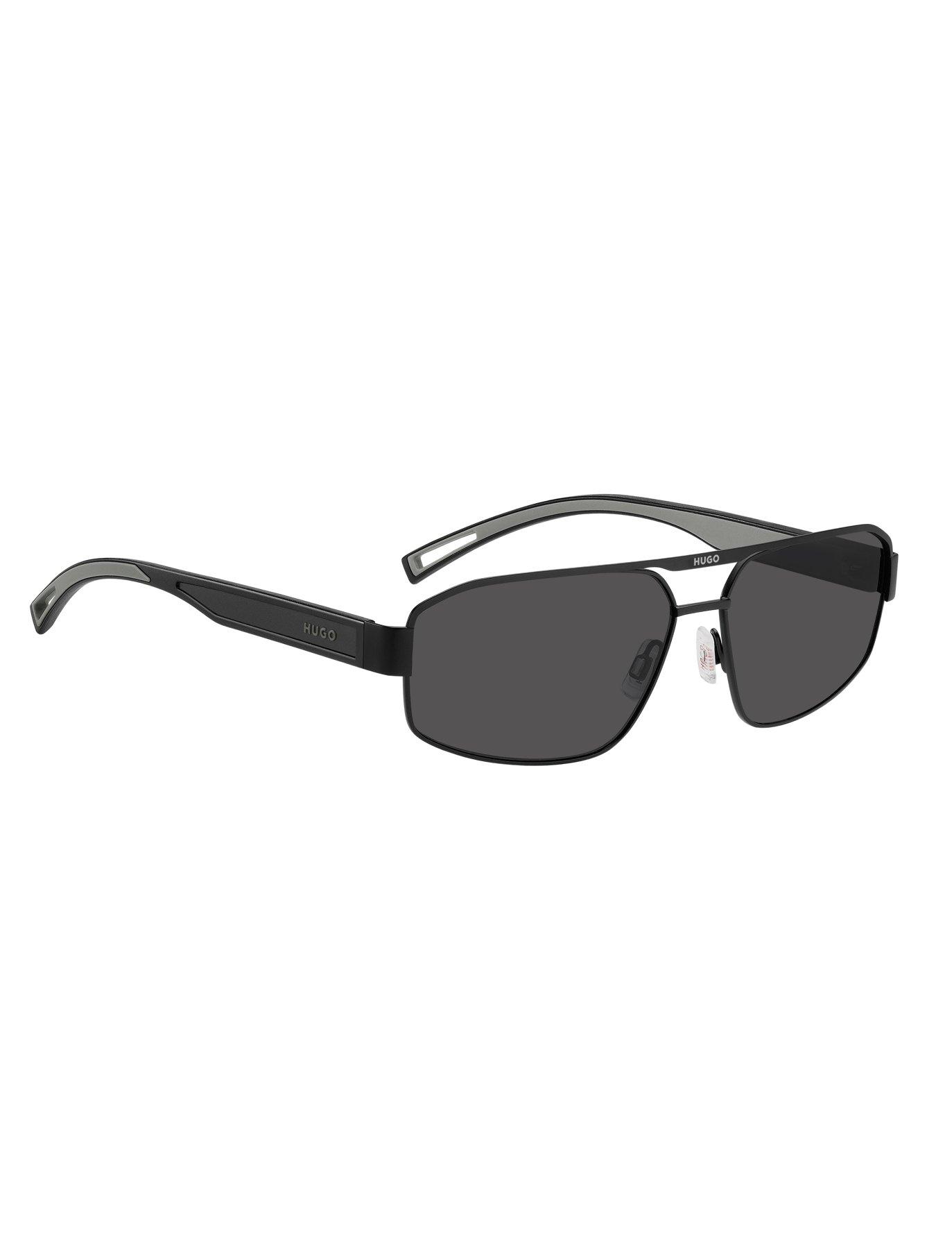 Image 2 of 5 of HUGO Navigator Sunglasses- Matte Black