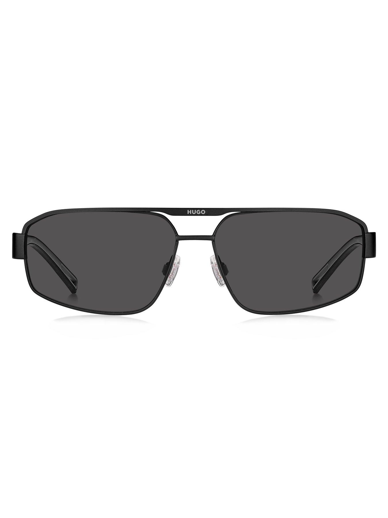 Image 3 of 5 of HUGO Navigator Sunglasses- Matte Black
