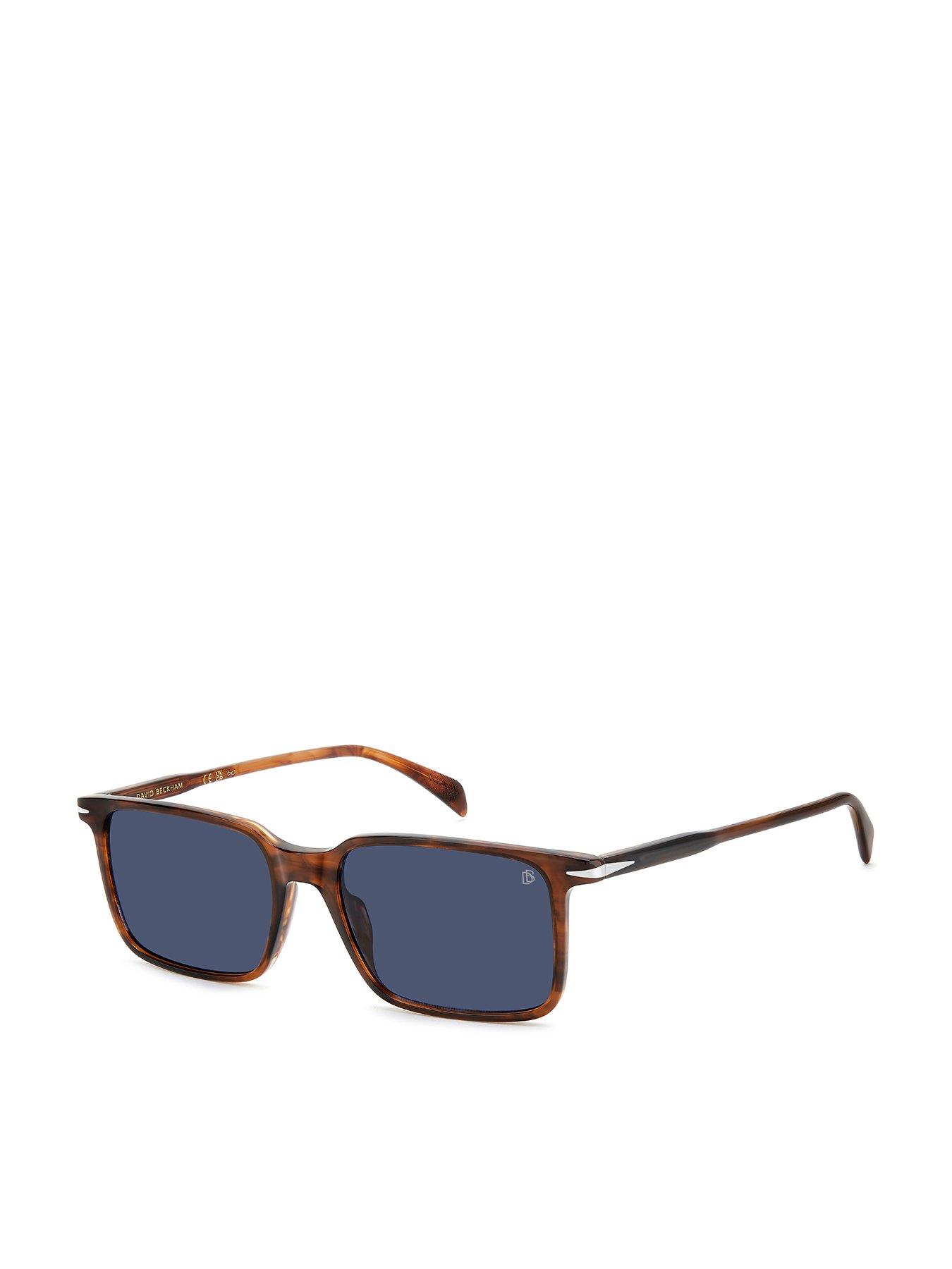 Eyewear by David Beckham Rectangular Sunglasses - Brown