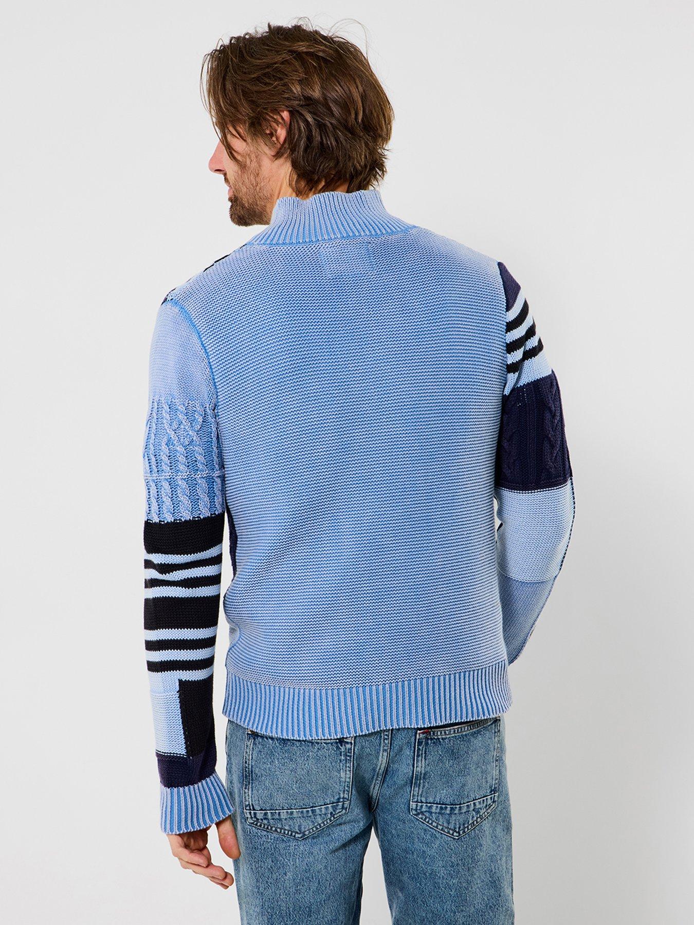 Image 2 of 7 of Joe Browns Patched To Perfection Knitted Funnel Neck Knitted Jumper