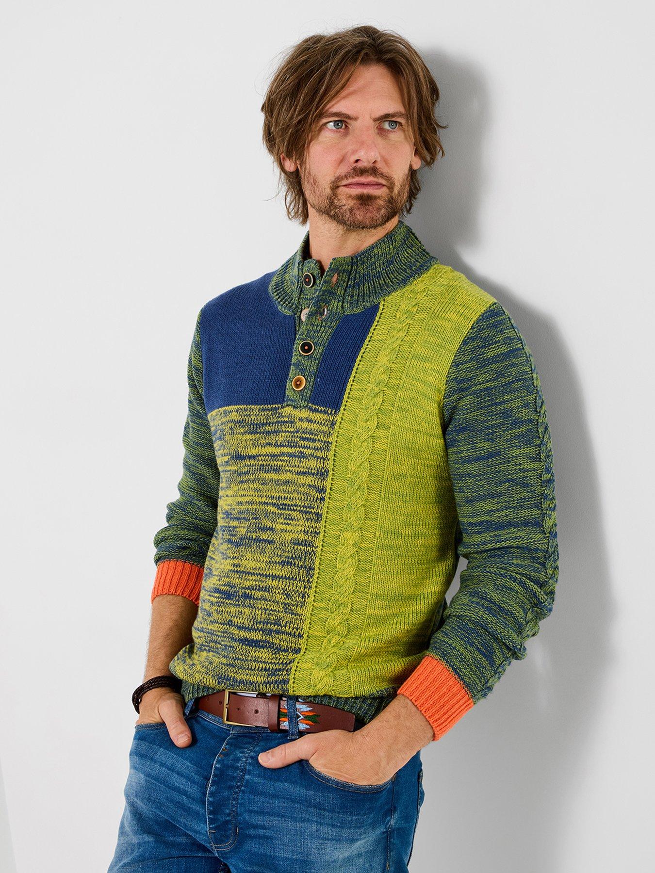 Joe Browns Crazy Colour Funnel Neck Knitted Jumper