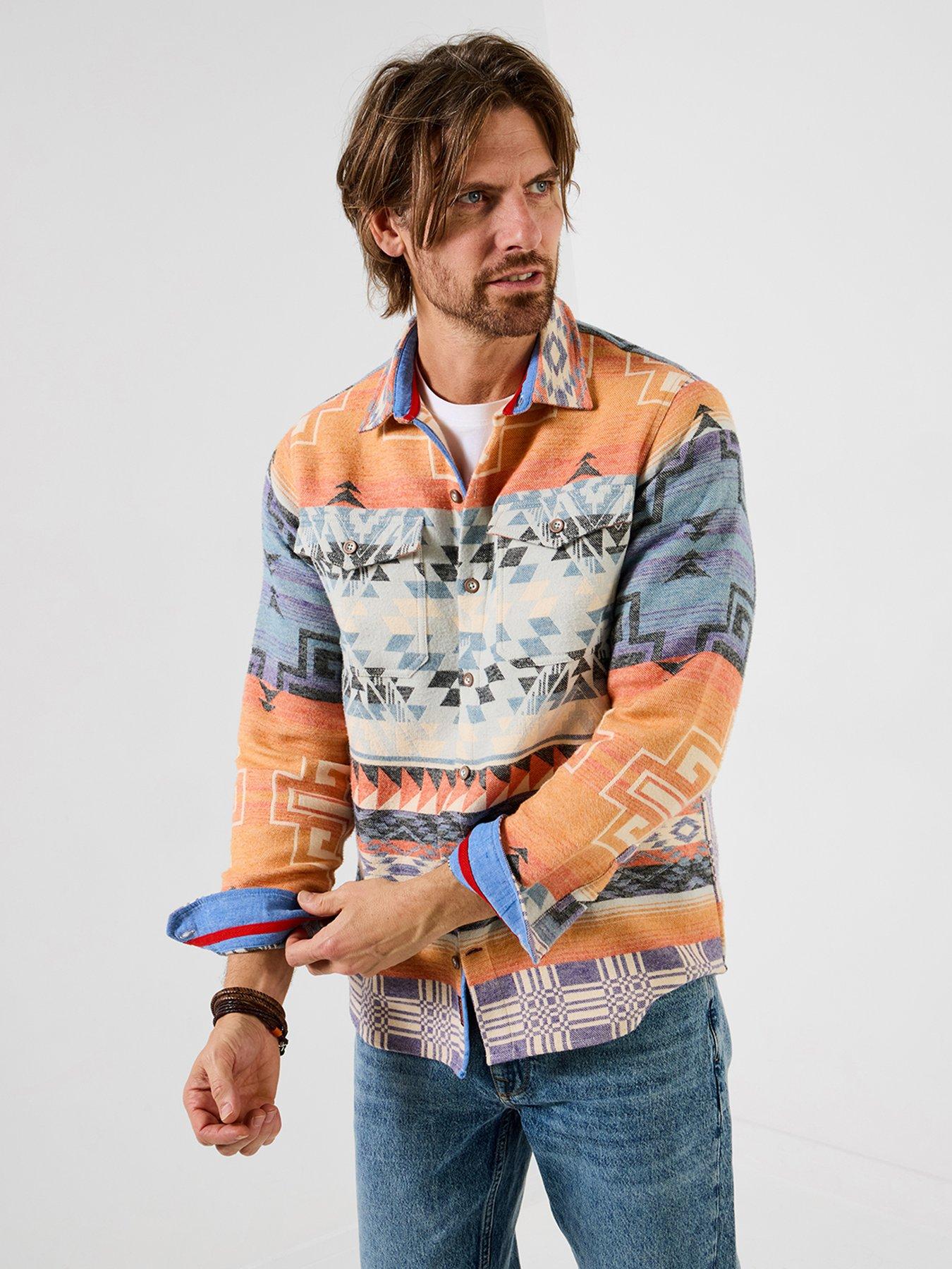 Joe Browns Joe Browns Spring Time Aztec Long Sleeve Casual Shirt