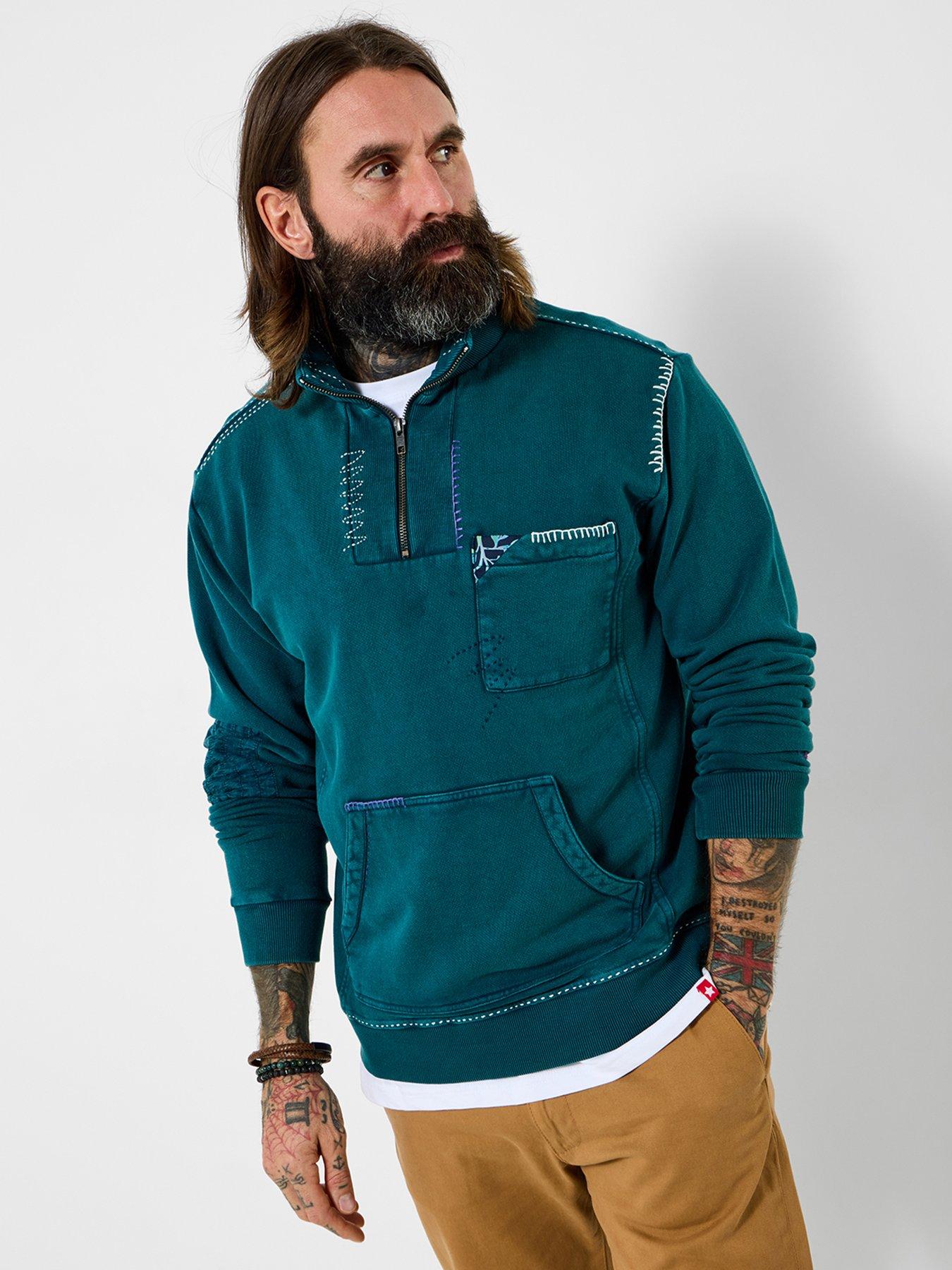 Image 1 of 6 of Joe Browns Carefully Customised 1/4 Zip Sweat