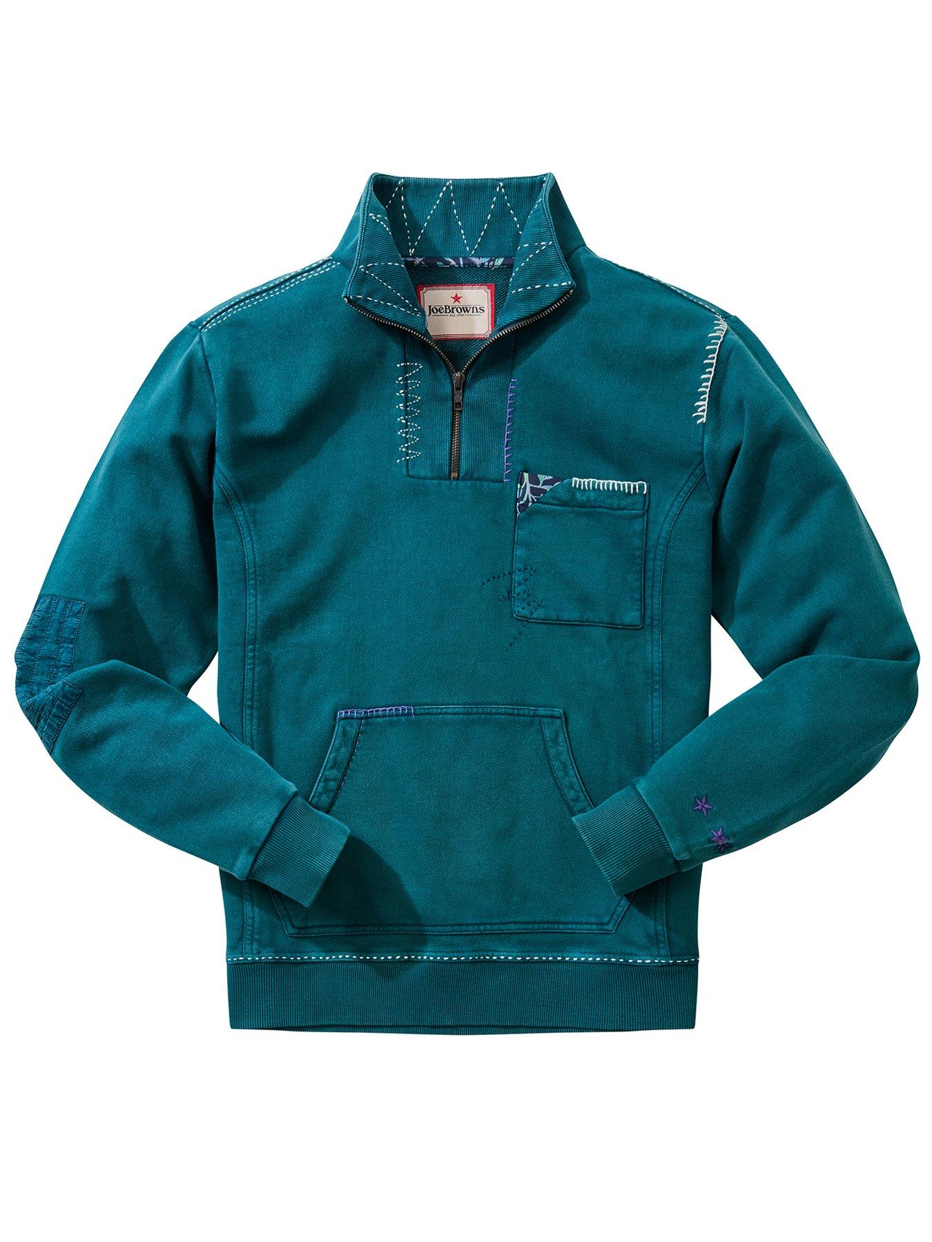Image 6 of 6 of Joe Browns Carefully Customised 1/4 Zip Sweat