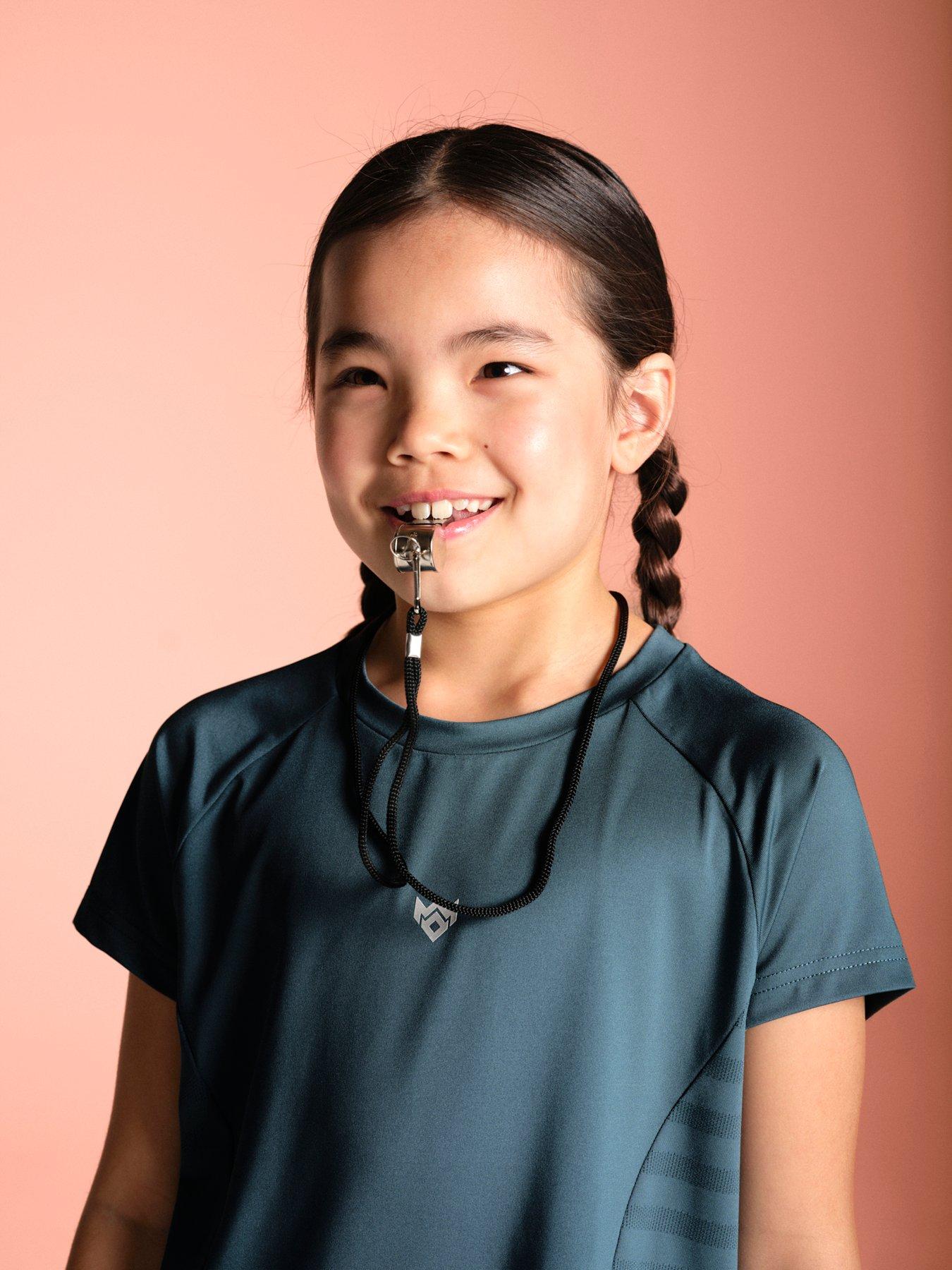 Image 3 of 5 of Miss Kick Girls Football Maeve T-Shirt - Blue