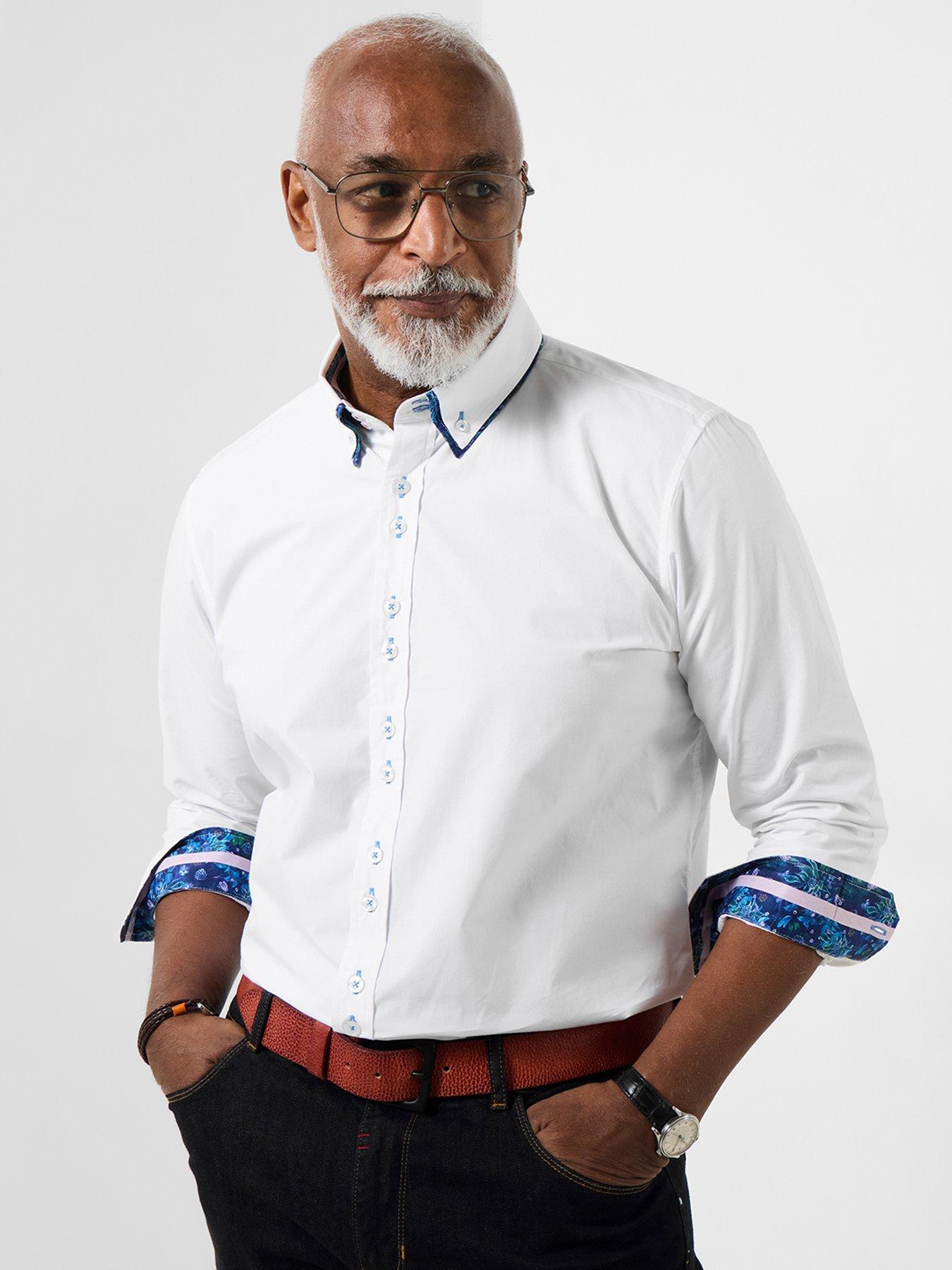 Joe Browns Delightful Double Collar Long Sleeve Shirt