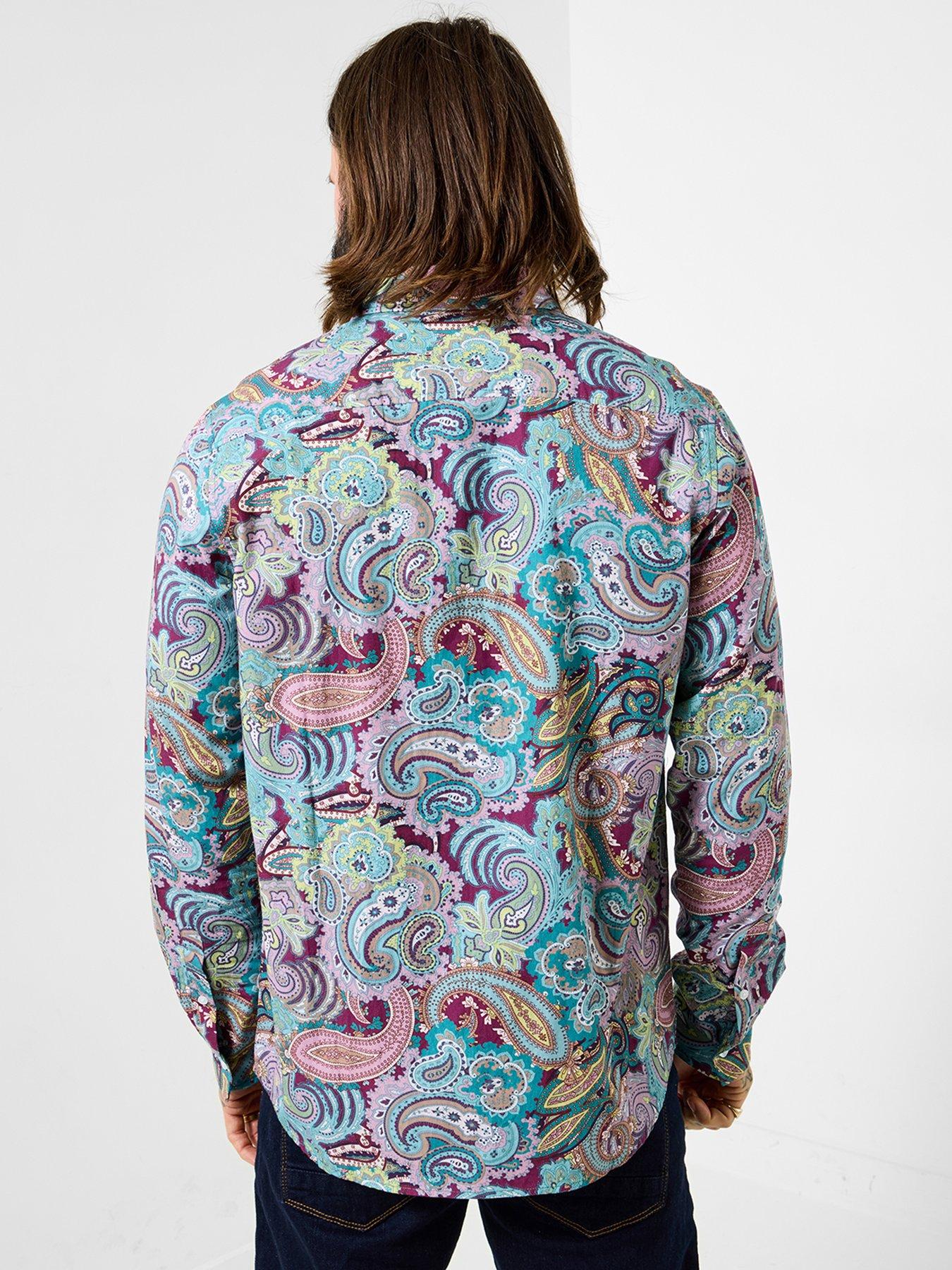 Image 2 of 6 of Joe Browns Brilliant Bold Paisley Long Sleeve Shirt