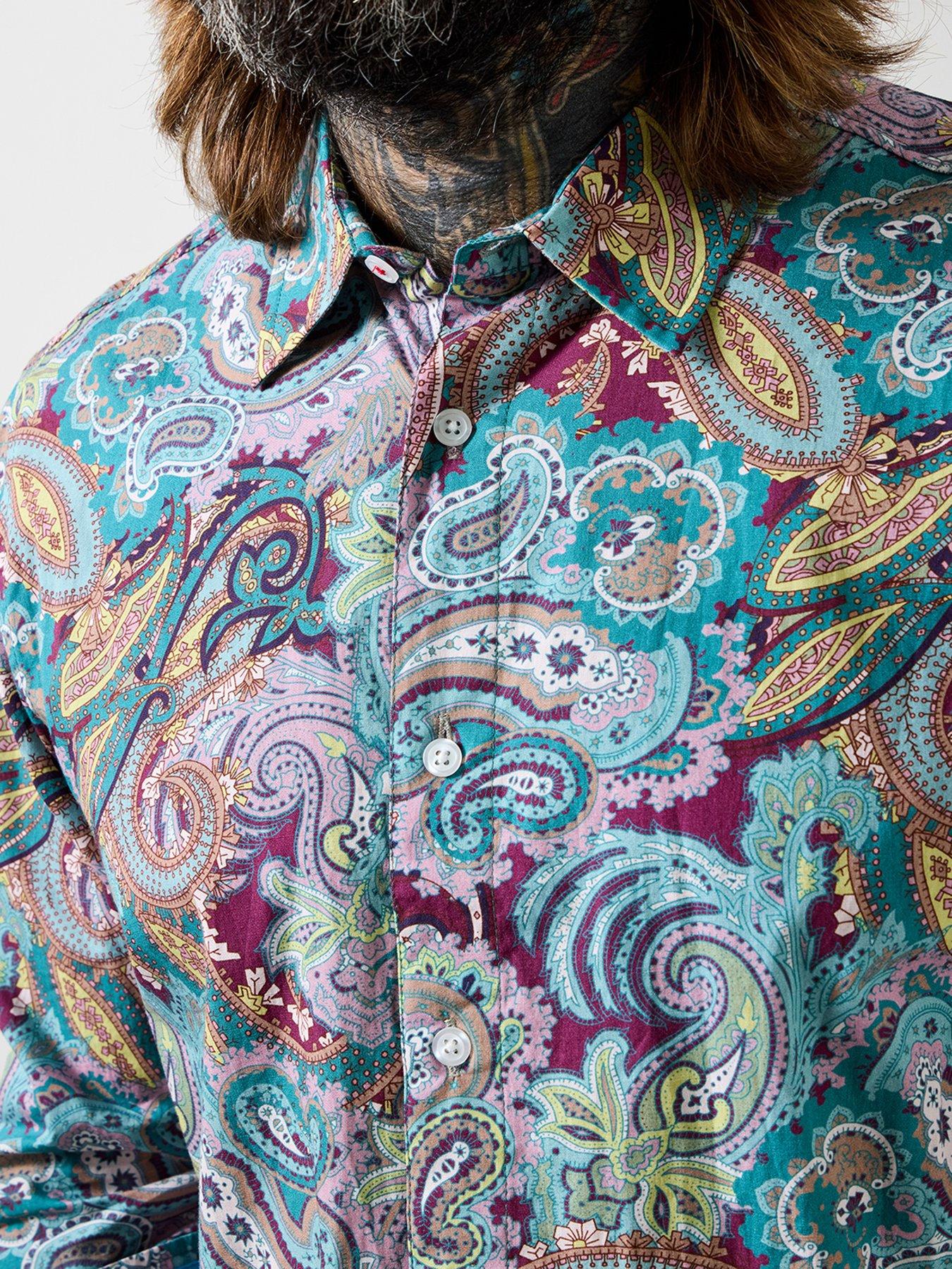 Image 5 of 6 of Joe Browns Brilliant Bold Paisley Long Sleeve Shirt