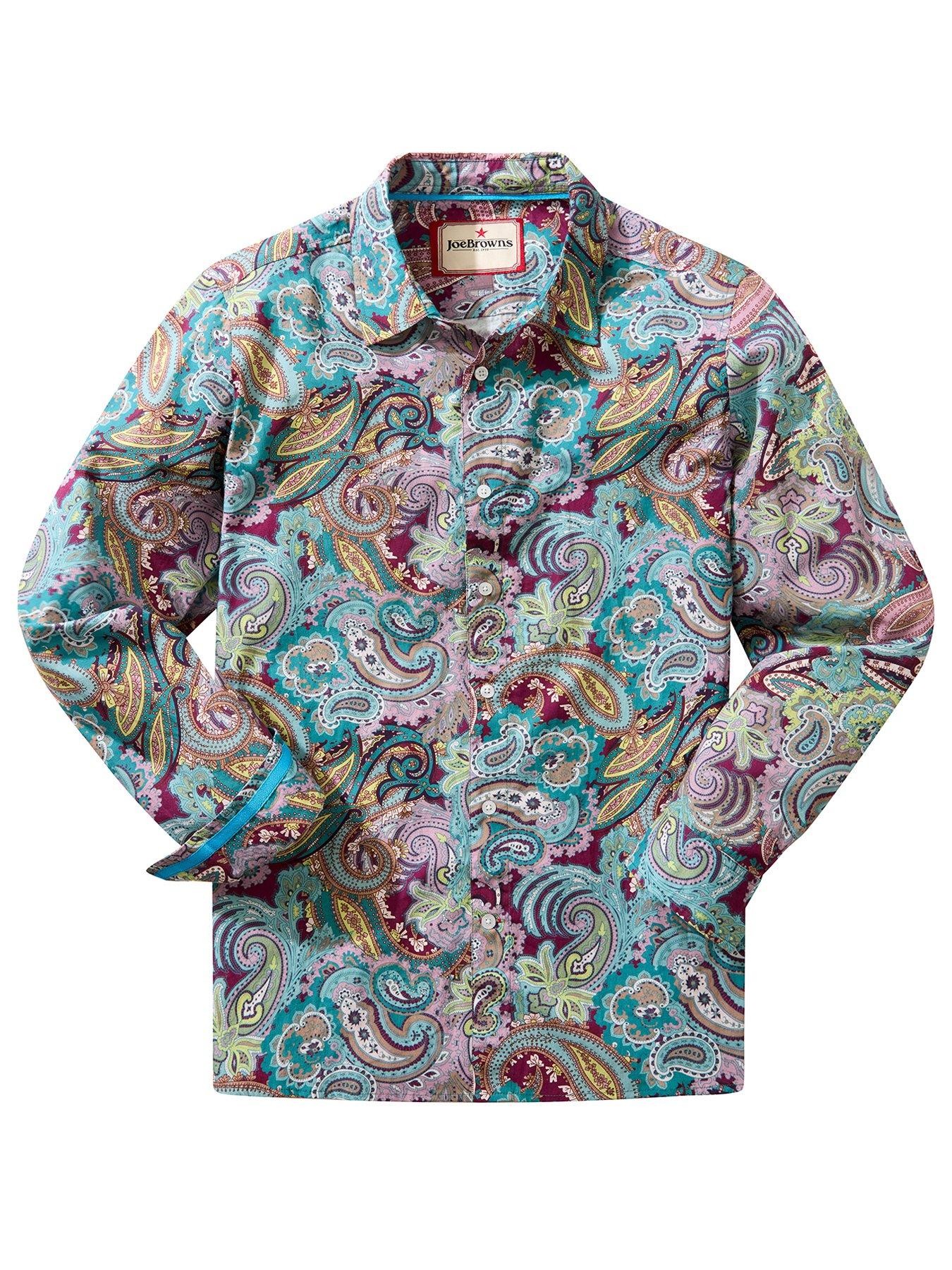 Image 6 of 6 of Joe Browns Brilliant Bold Paisley Long Sleeve Shirt