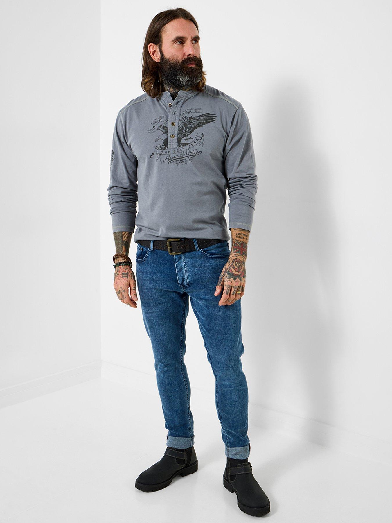 Image 4 of 7 of Joe Browns Eagle Eyed Long Sleeve Henley T-shirt
