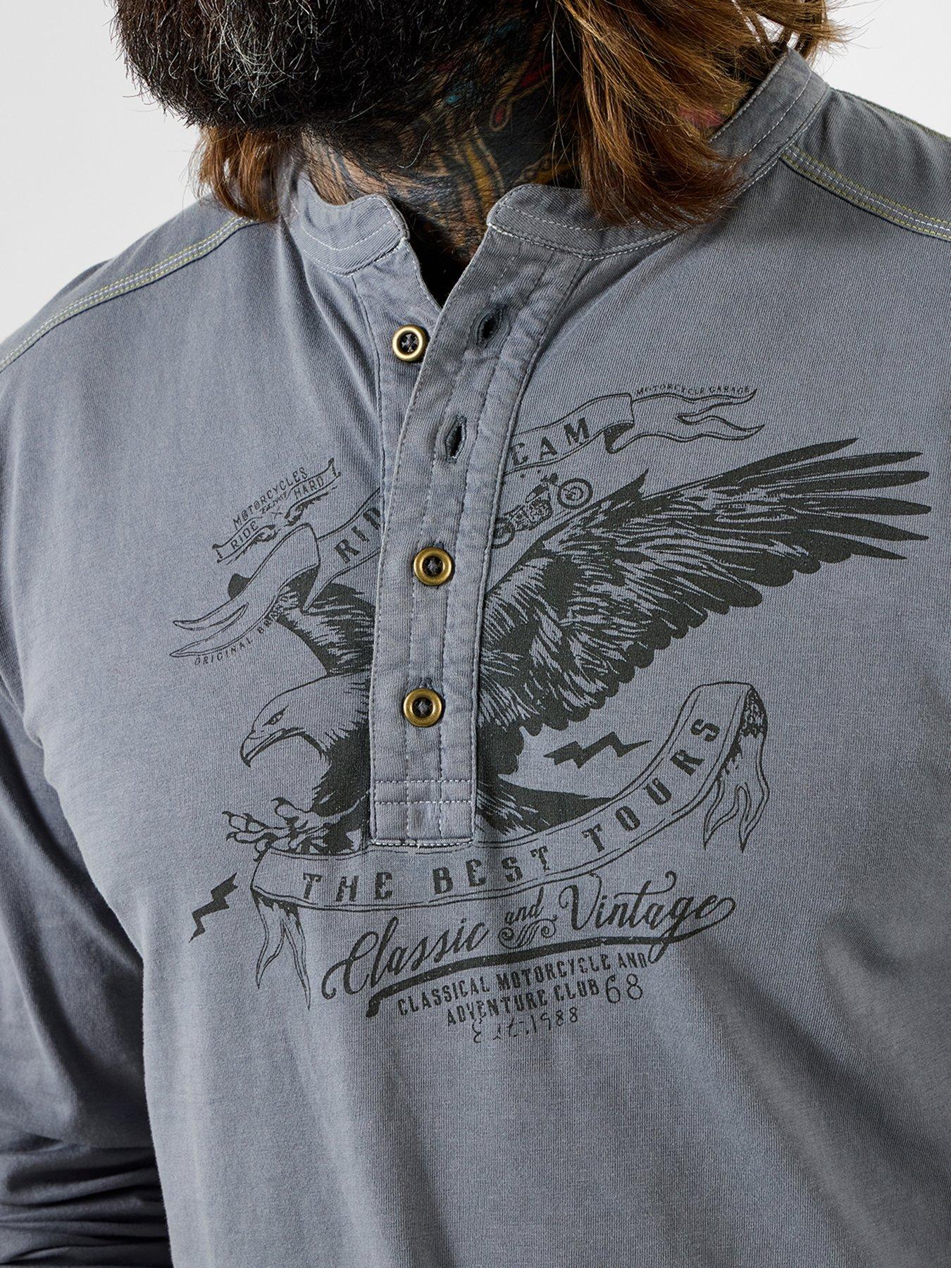 Image 5 of 7 of Joe Browns Eagle Eyed Long Sleeve Henley T-shirt