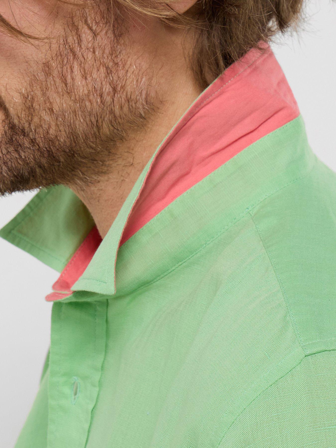 Image 4 of 5 of Joe Browns Superb Summer Linen Blend Short Sleeve Shirt
