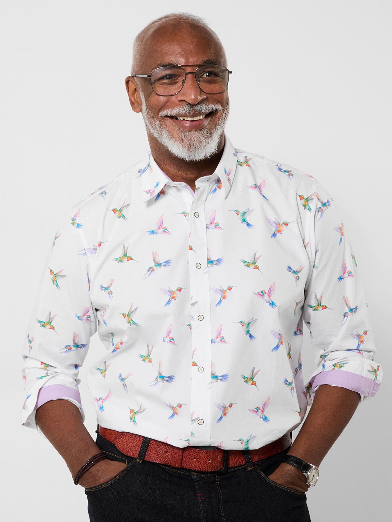 Joe Browns Summer Days Bird Print Long Sleeve Shirt