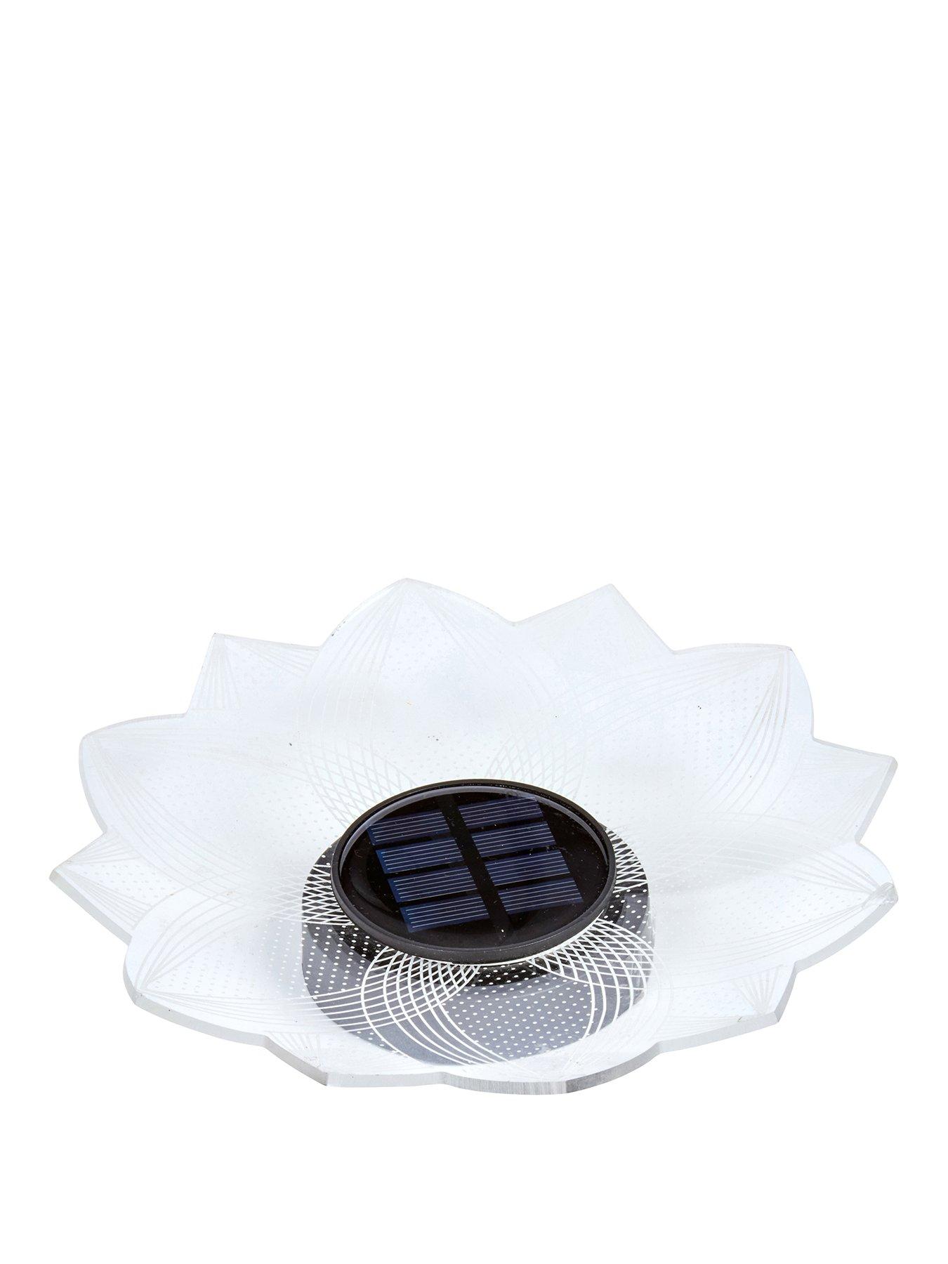 Image 2 of 4 of Smart Solar Solar flower wall light with warm white LEDs. set 2.
