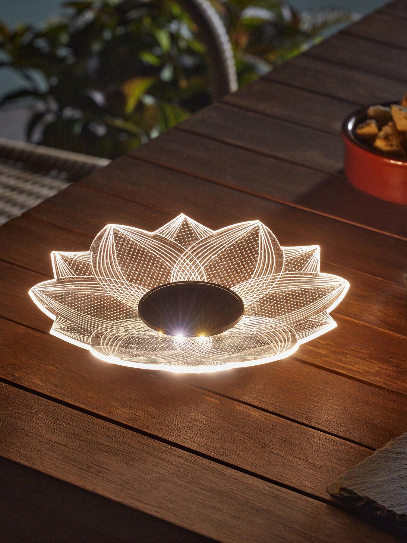 Image 3 of 4 of Smart Solar Solar flower wall light with warm white LEDs. set 2.