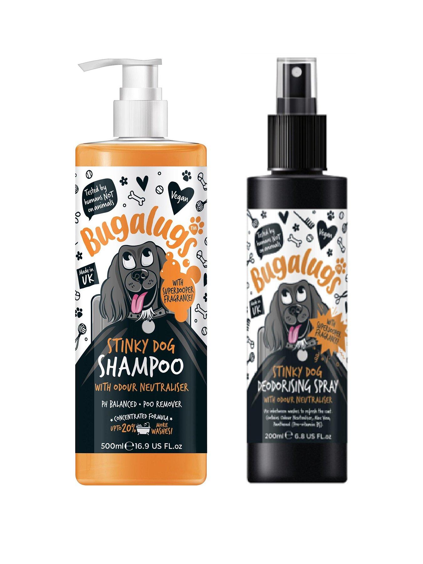 Bugalugs Stinky Dog Shampoo 500ml/Stinky Dog Deodorising Spray 200ml
