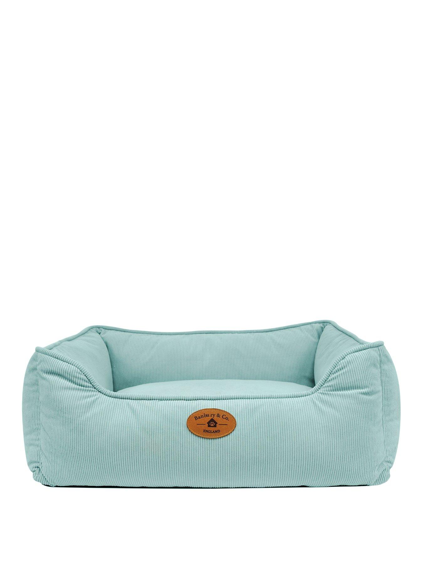 Image 1 of 3 of Banbury & Co Seafoam Corduroy Box Bed Small *