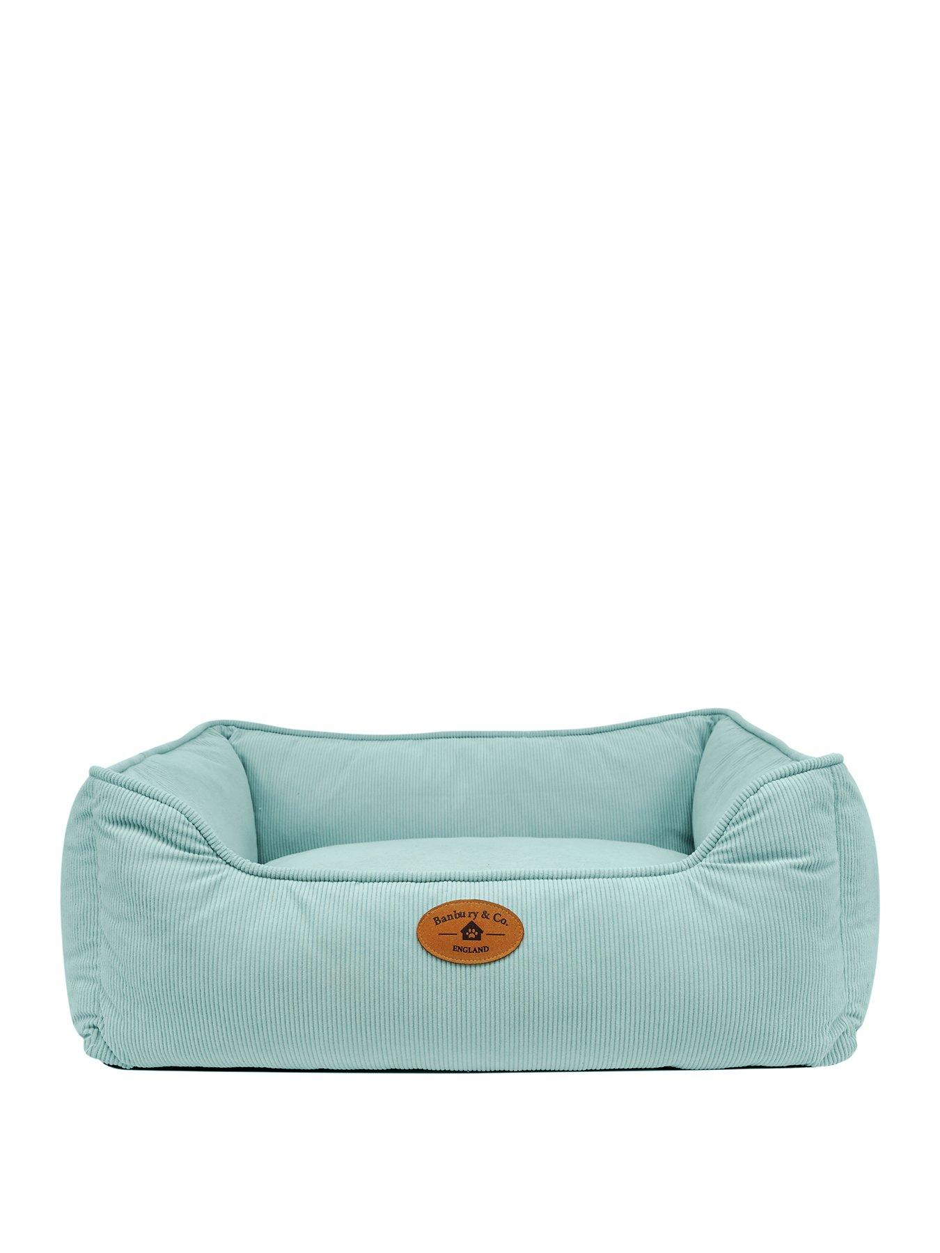 Image 1 of 3 of Banbury & Co Seafoam Corduroy Box Bed
