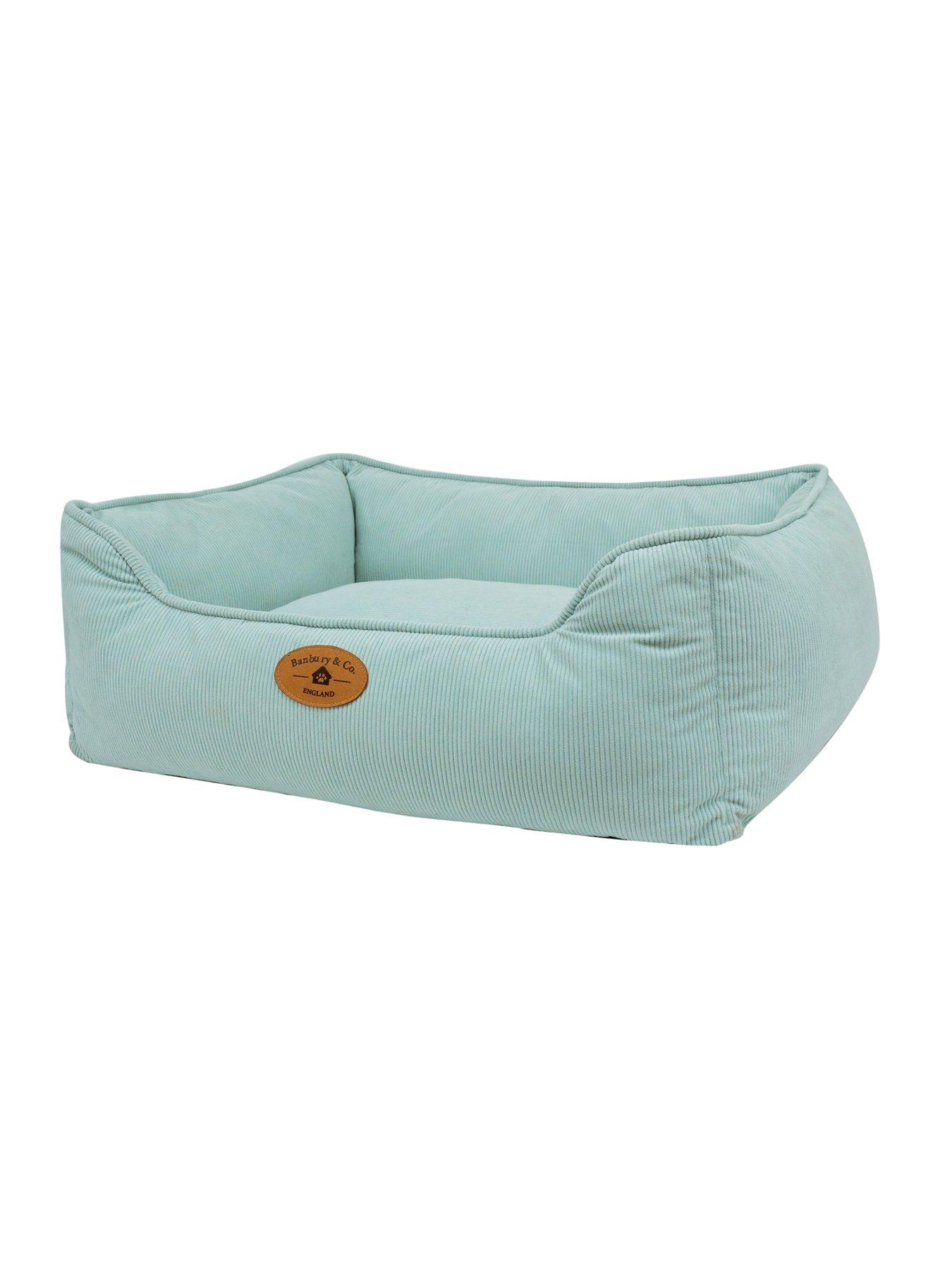 Image 2 of 3 of Banbury & Co Seafoam Corduroy Box Bed