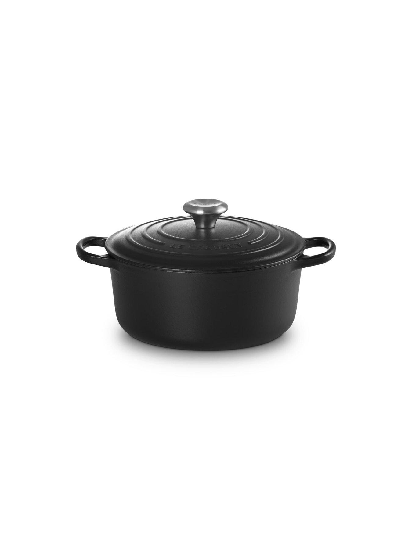 Le Creuset Signature Cast Iron Round Casserole 24cm Volcanic