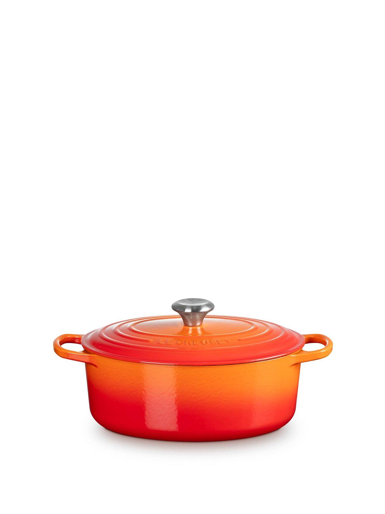Image 2 of 7 of Le Creuset Signature Cast Iron Oval Casserole 29cm Volcanic