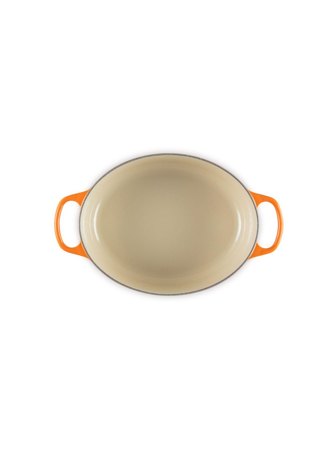 Image 6 of 7 of Le Creuset Signature Cast Iron Oval Casserole 29cm Volcanic