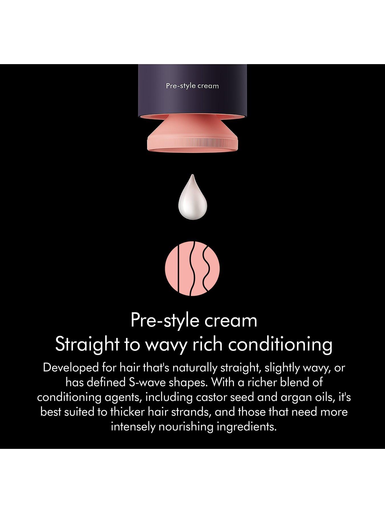 Image 2 of 7 of Dyson Chitosan&trade; Pre-style cream refill Straight to wavy rich conditioning 100ml