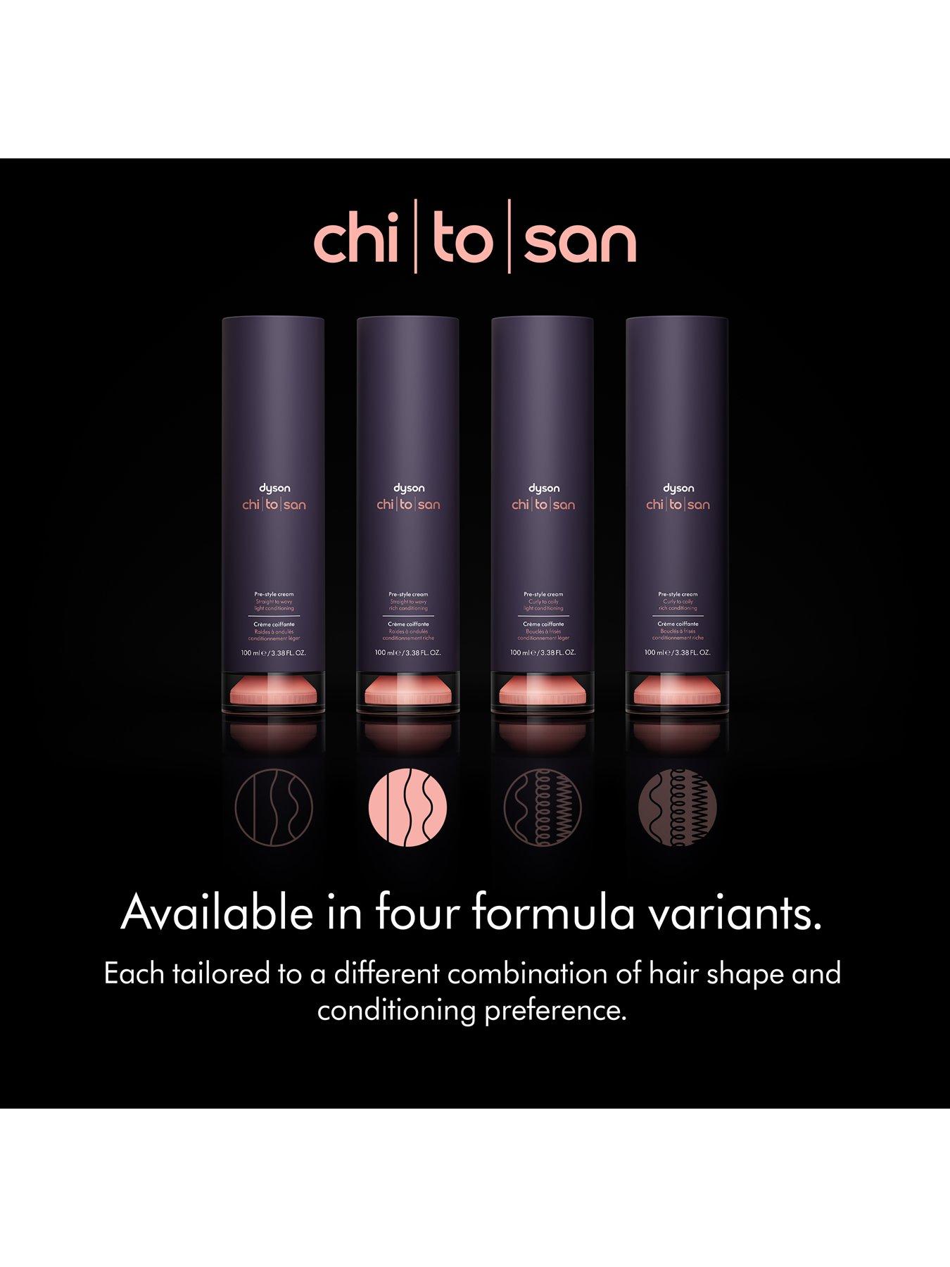 Image 3 of 7 of Dyson Chitosan&trade; Pre-style cream refill Straight to wavy rich conditioning 100ml