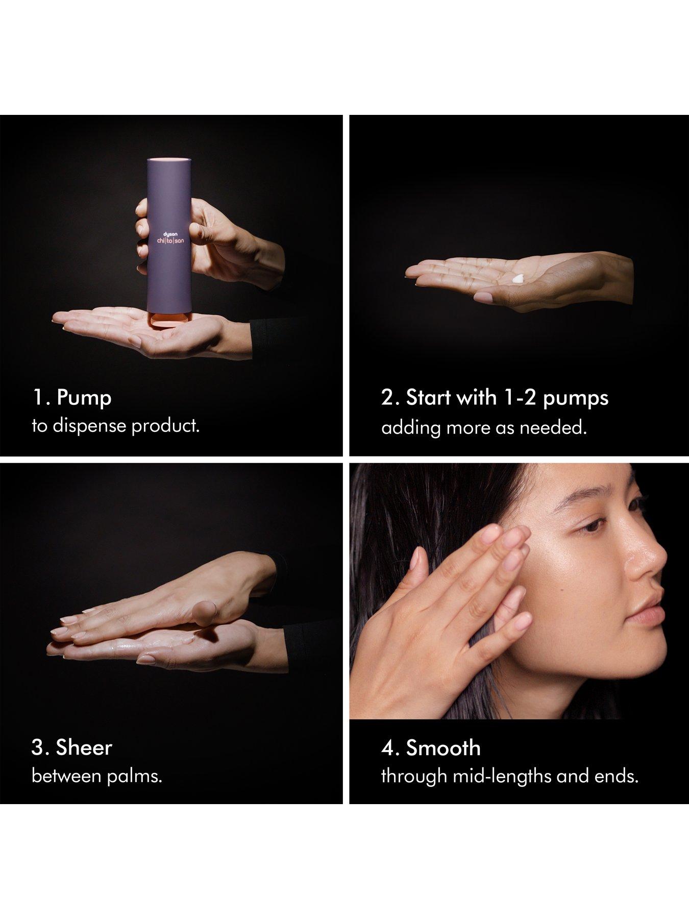 Image 6 of 7 of Dyson Chitosan&trade; Pre-style cream refill Straight to wavy rich conditioning 100ml