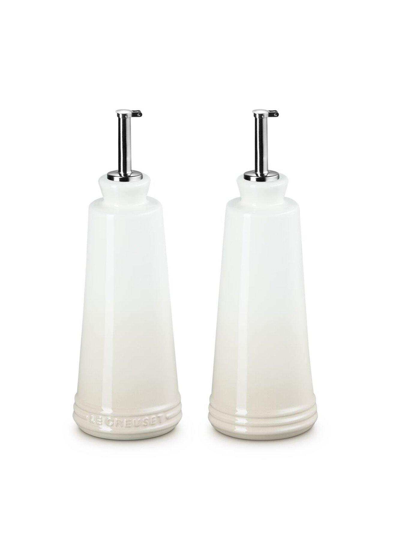 Le Creuset Stoneware Oil  &  Vinegar Set 330ml Volcanic