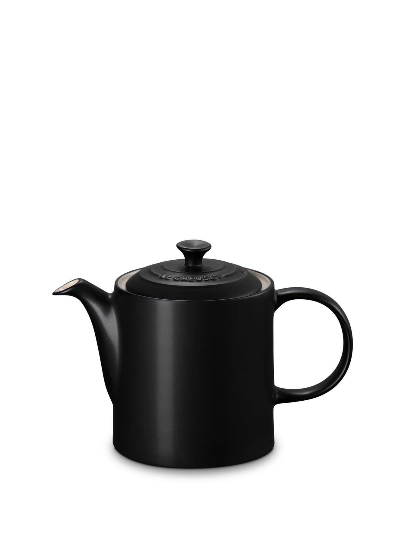 Le Creuset Stoneware Grand Teapot 1.3L Satin Black