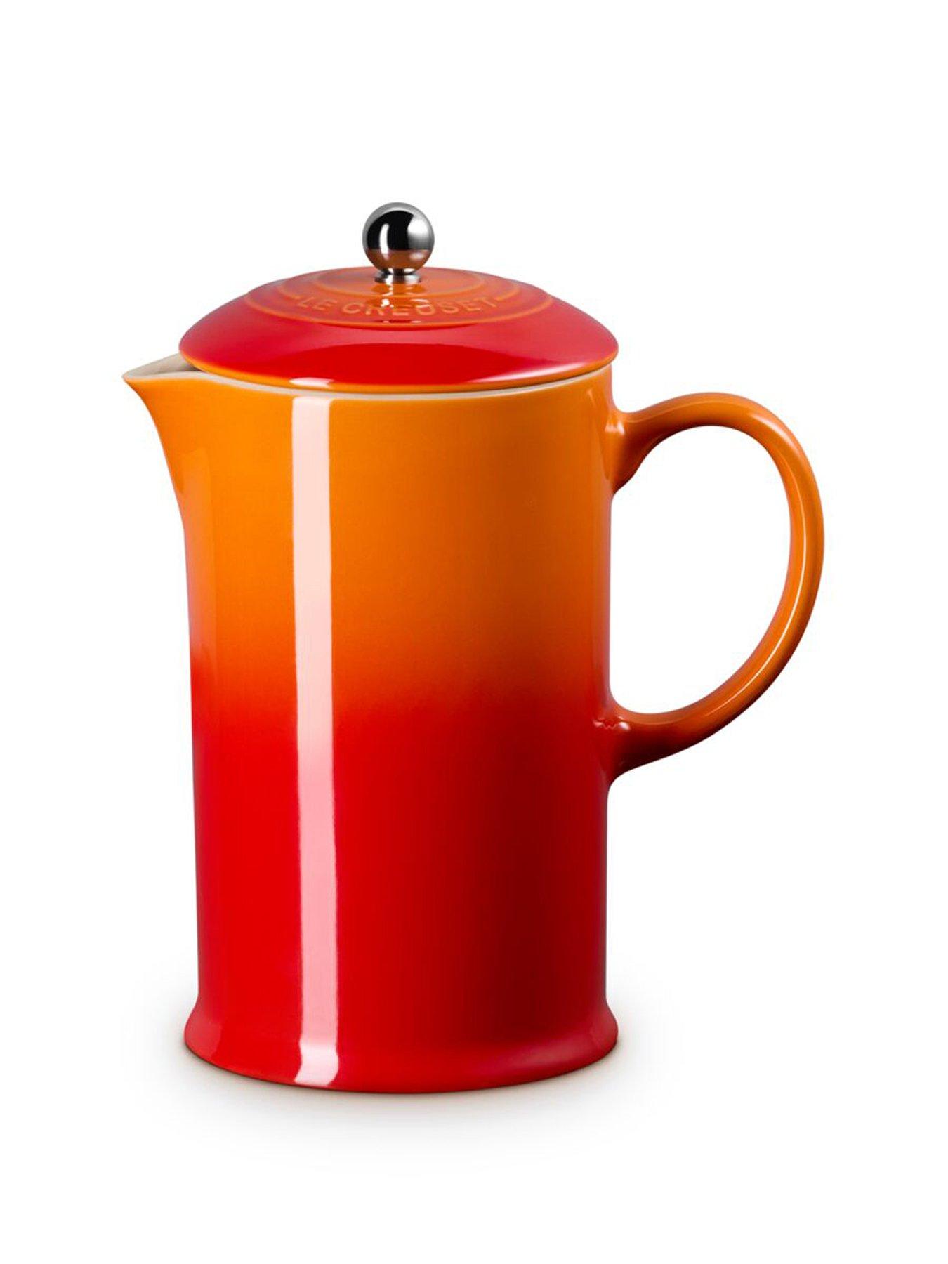 Le Creuset Stoneware Cafetiere with Metal Press 1L Chambray