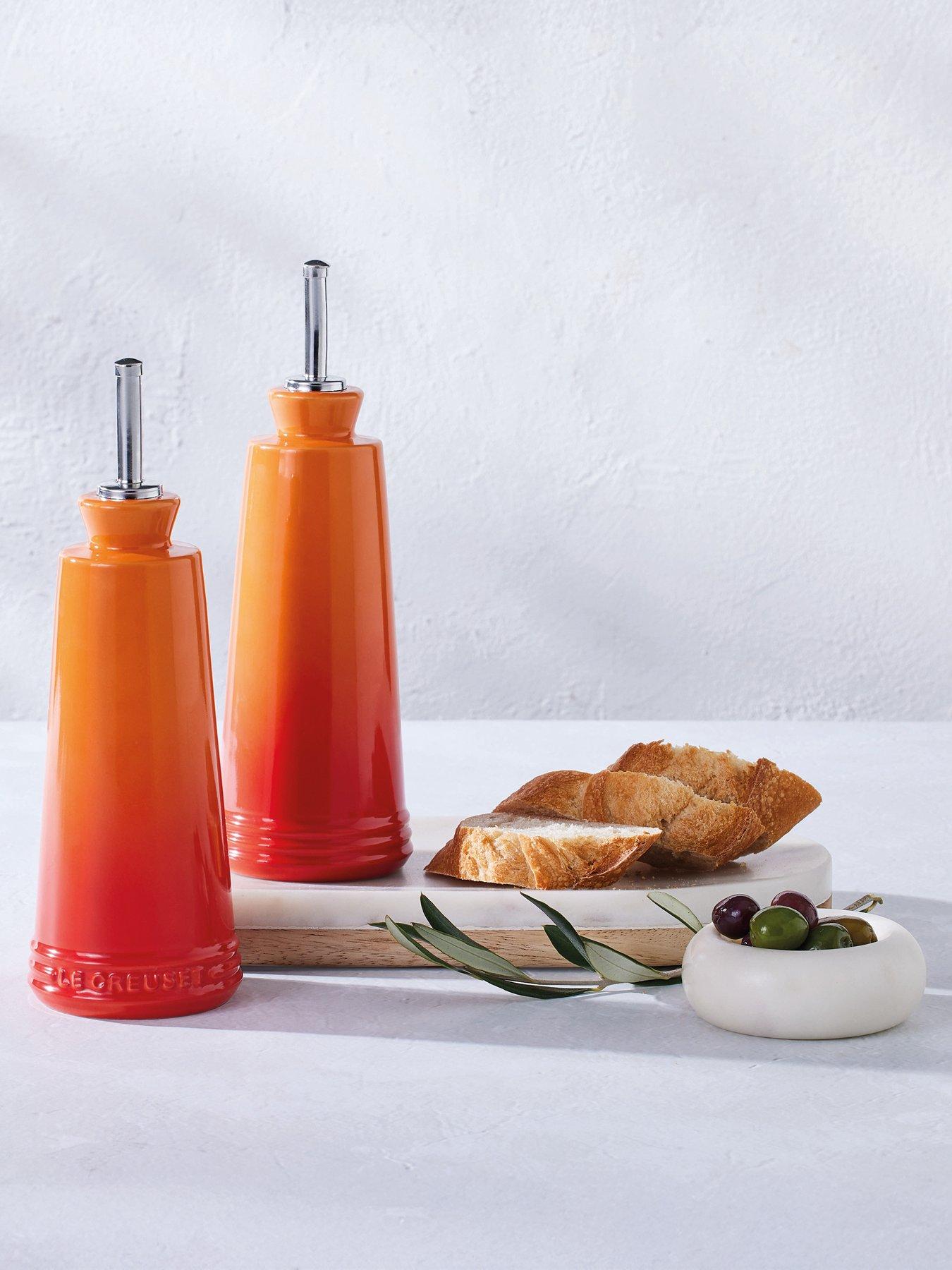 Le Creuset Stoneware Oil  &  Vinegar Set 330ml Volcanic