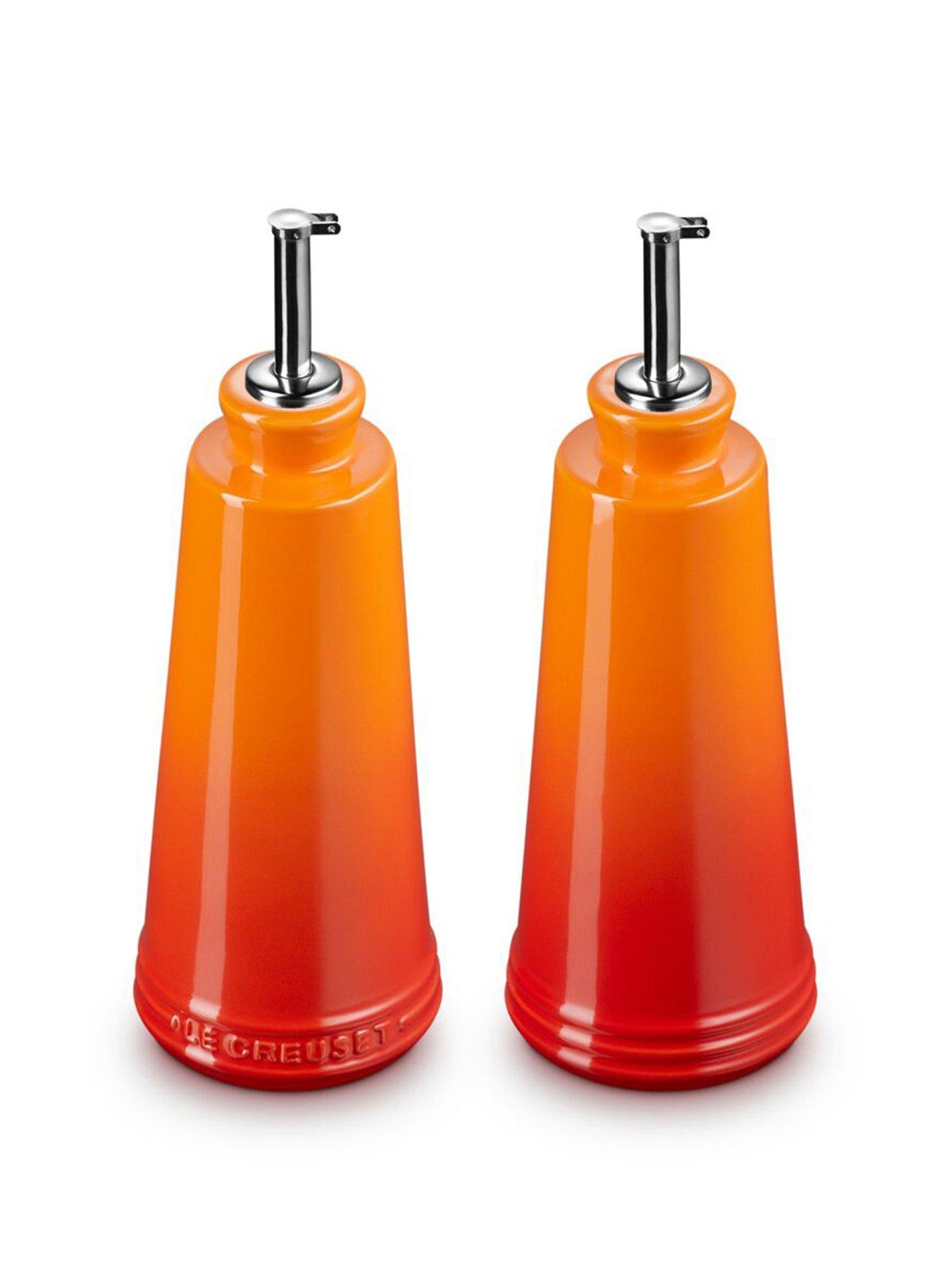 Le Creuset Stoneware Oil  &  Vinegar Set 330ml Volcanic