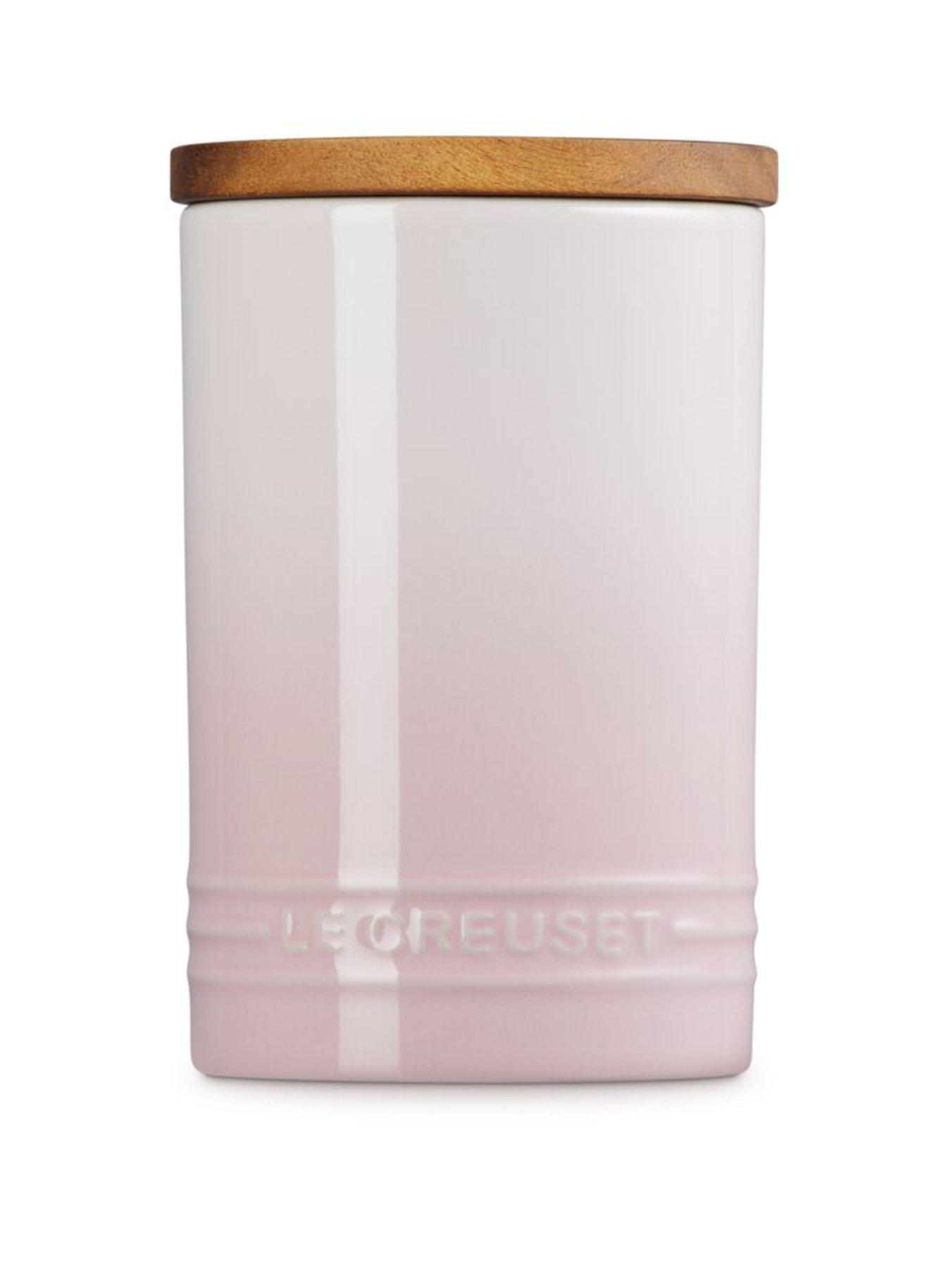 Le Creuset Stoneware Signature Storage Jar 770ml Shell Pink