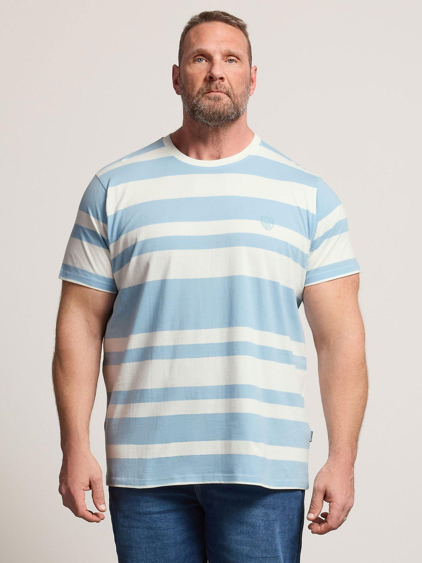 BadRhino Tonal Stripe T-Shirt, Natural, Size 2Xl, Men