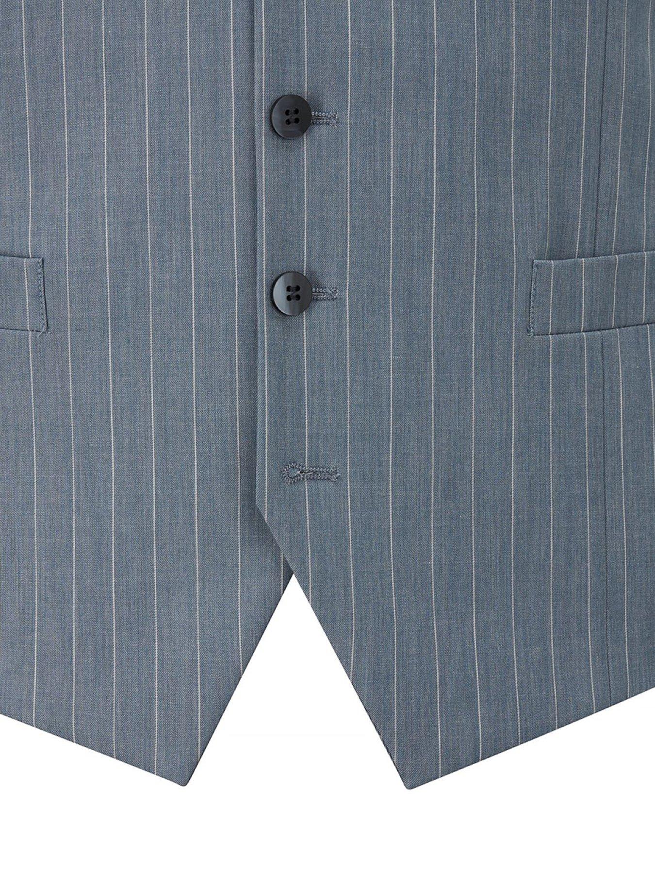 Image 4 of 5 of Skopes Skopes Levins Pinstripe Waistcoat