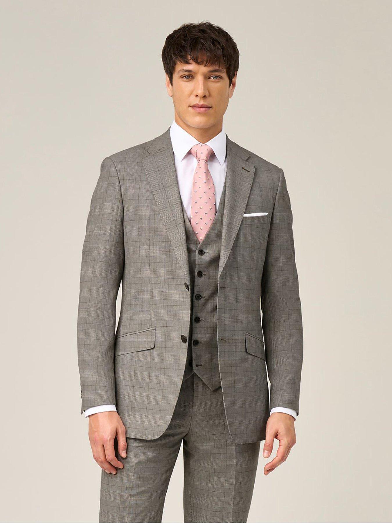 Image 1 of 7 of Skopes Maron Tailored Fit Suit Jacket - Beige